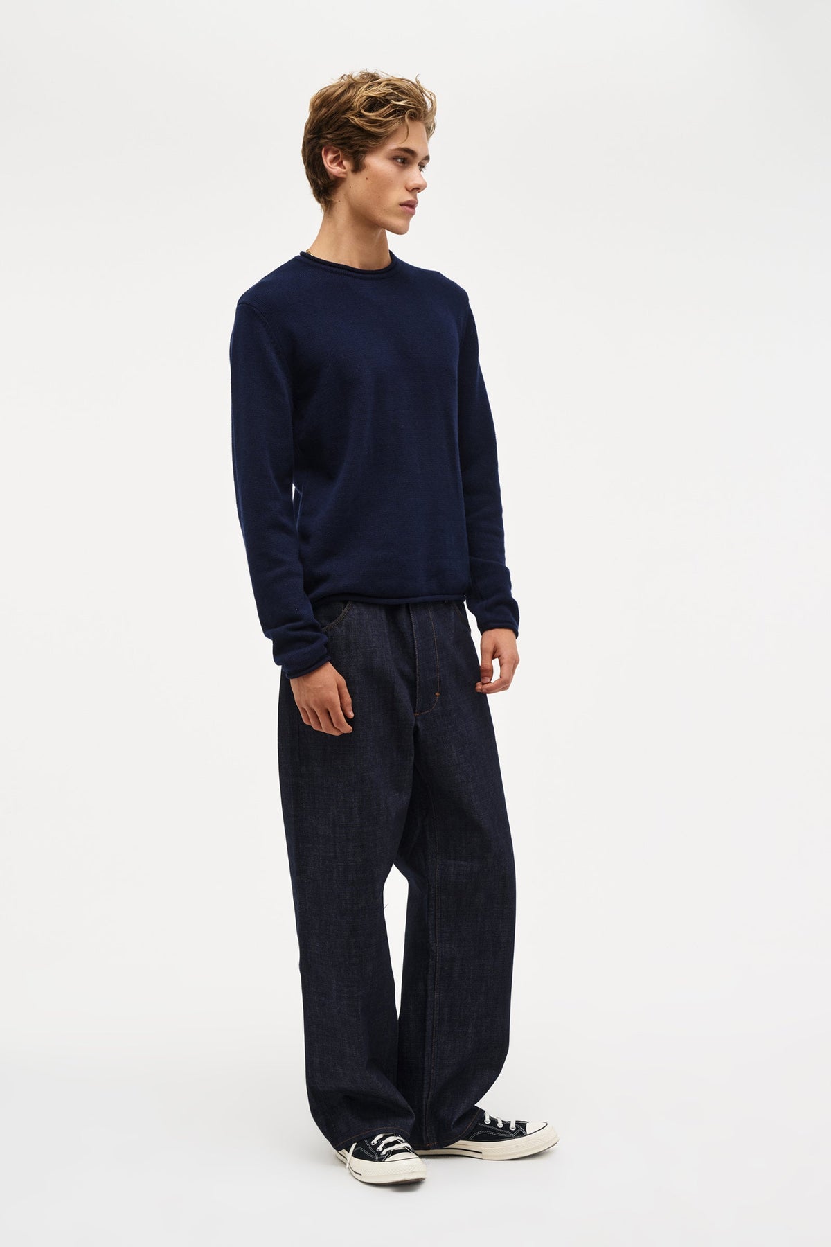 Legacy Knit Crew - Navy