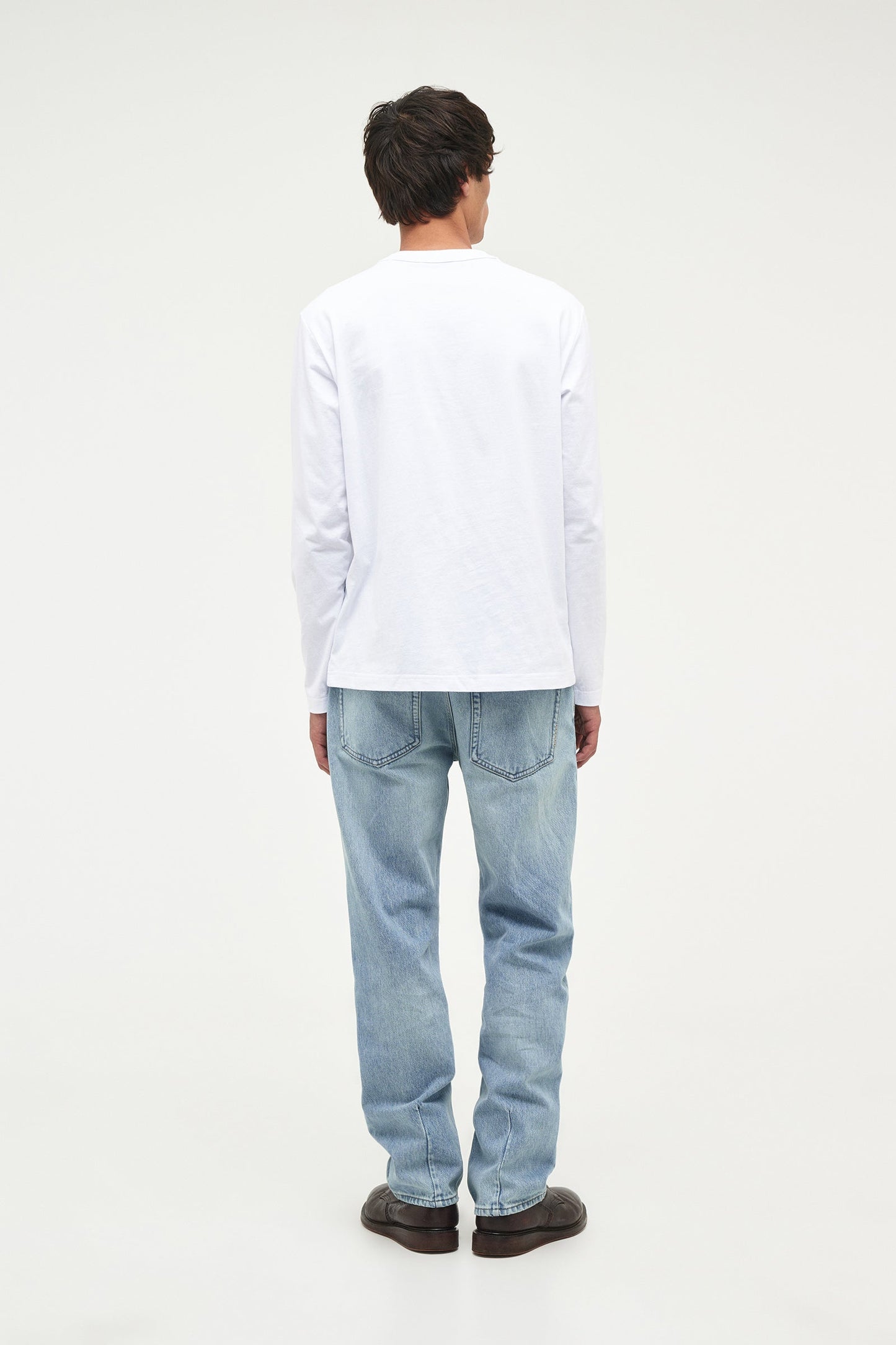 Wordmark Ls Tee -  White