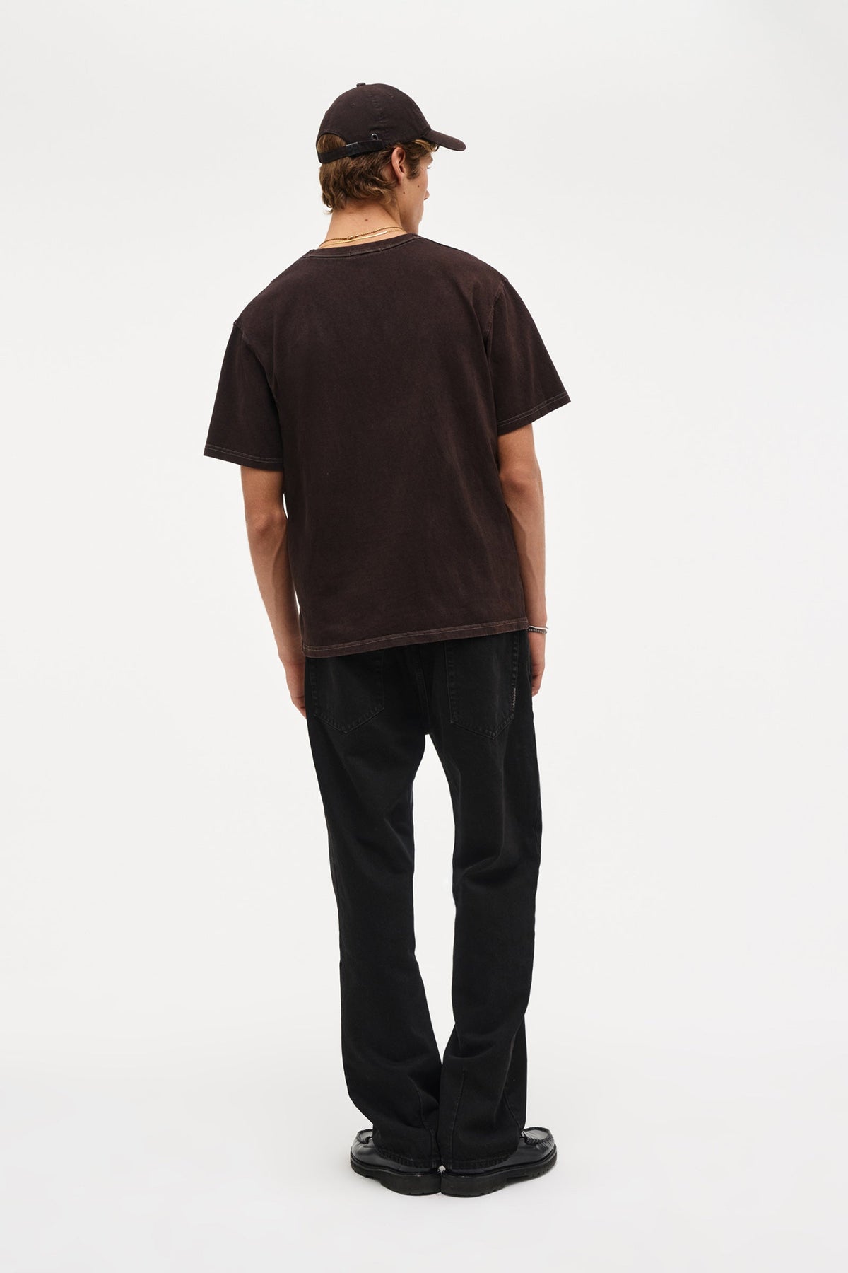 Base Tee Over Dyed - Chocolate