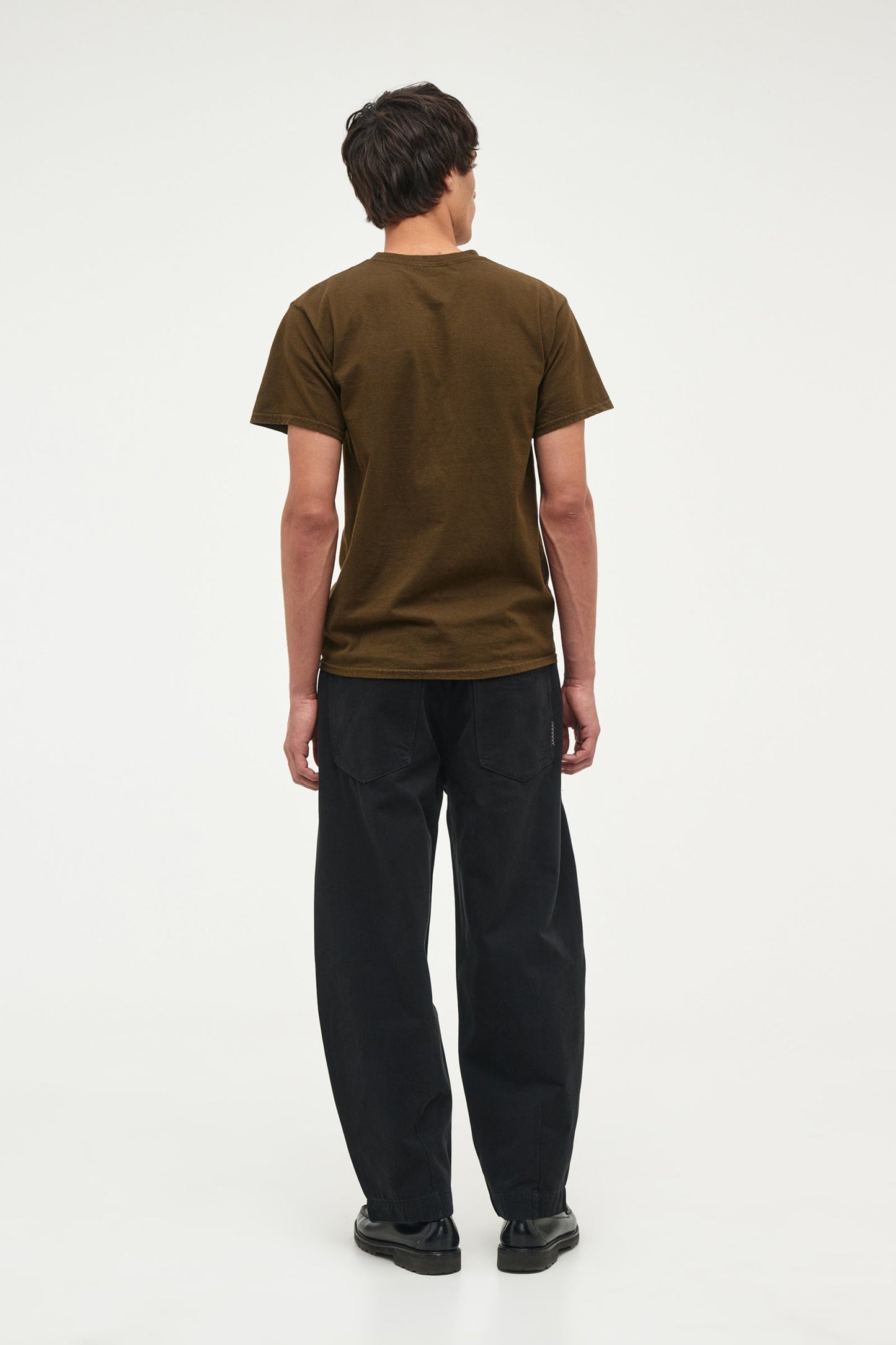 Over Dyed Circular Knit Tee - Worn Military