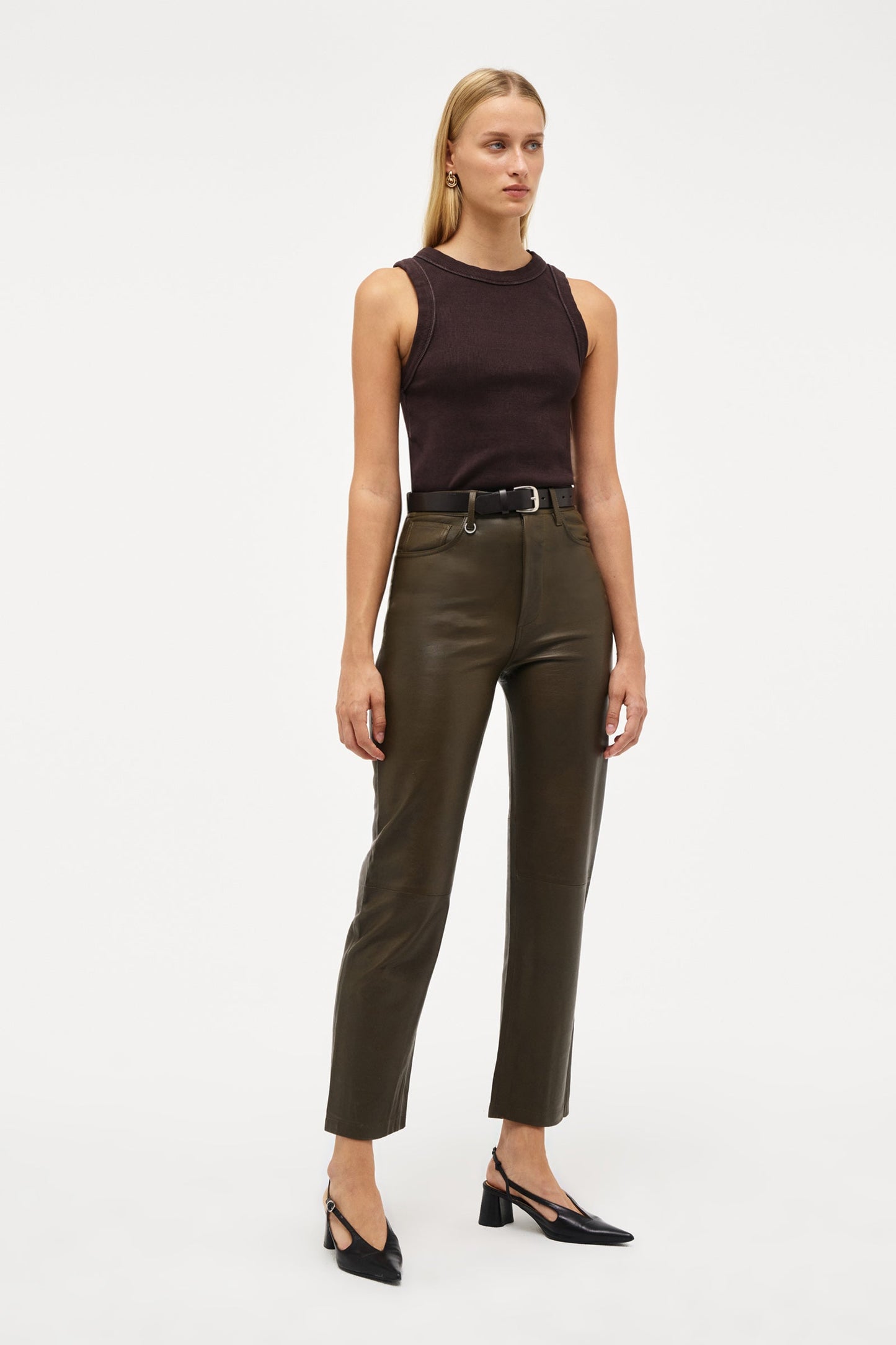 Nico Straight - Kelp Leather