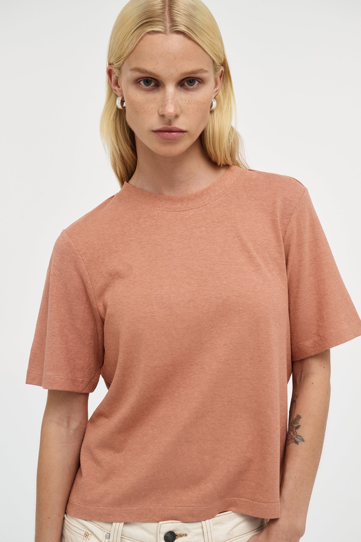 Juno Layer Tee - Terracotta