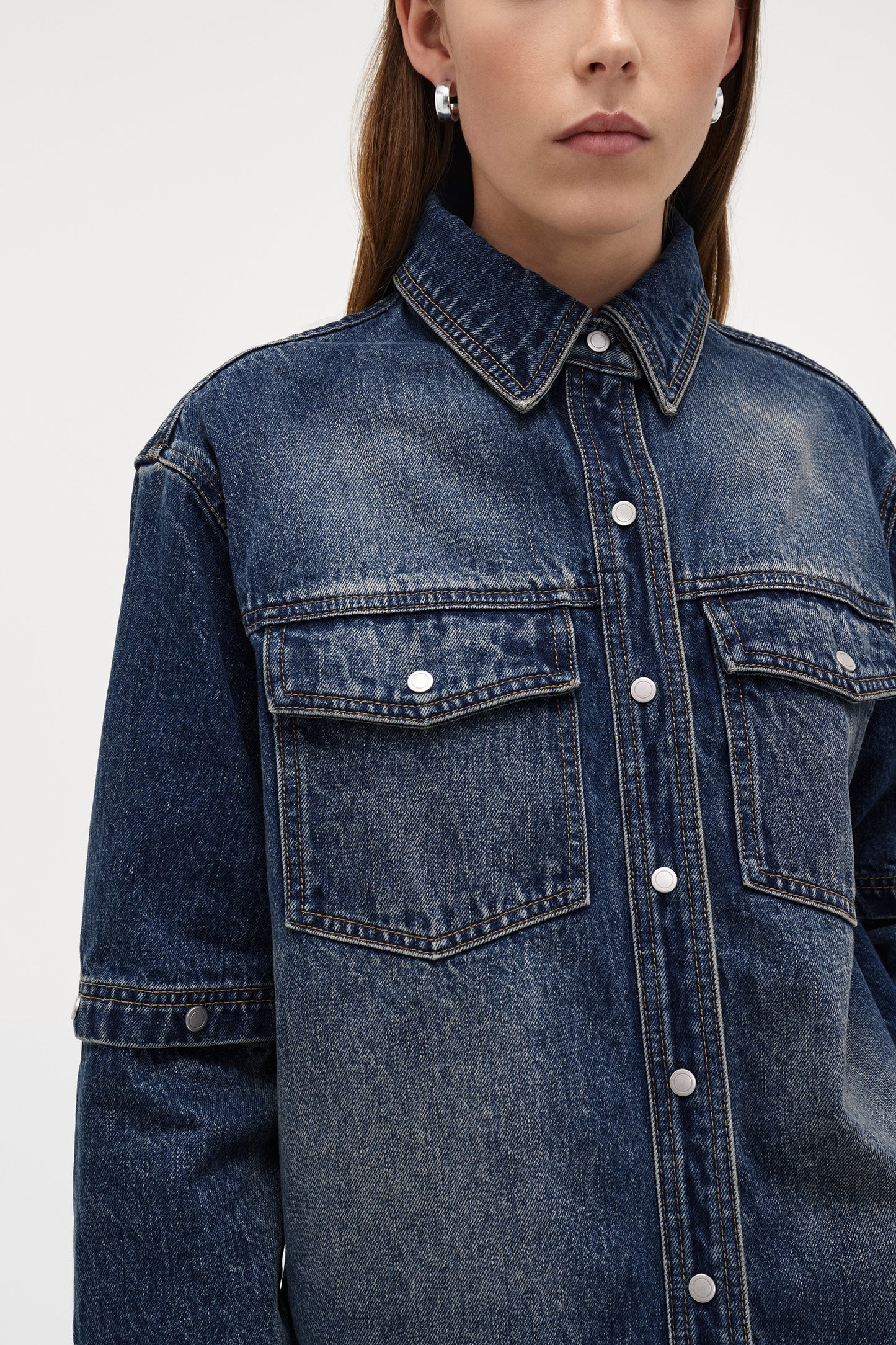 Cut Loose Denim Shacket