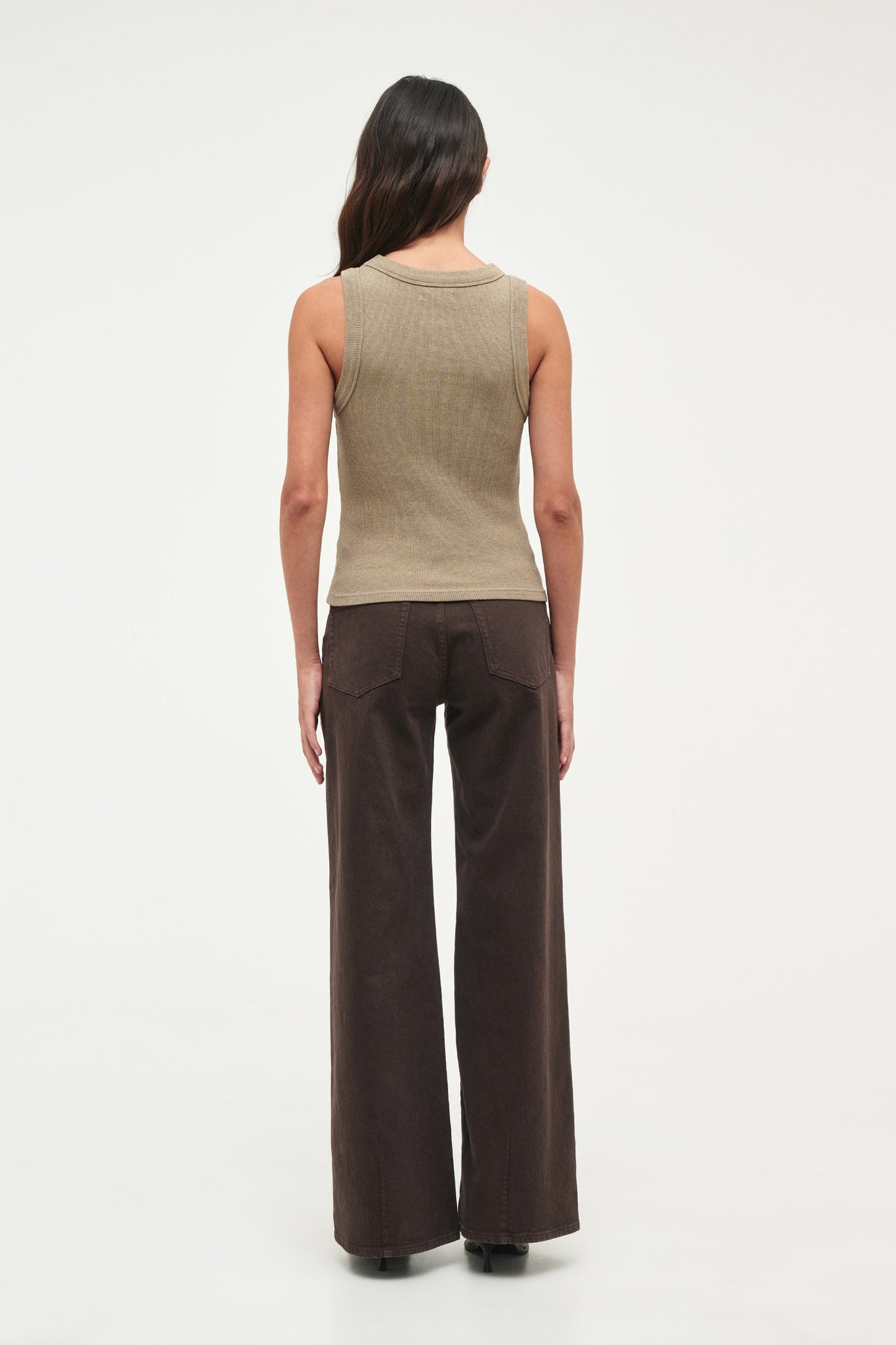 Jonesy Singlet Over Dyed - Worn Sand