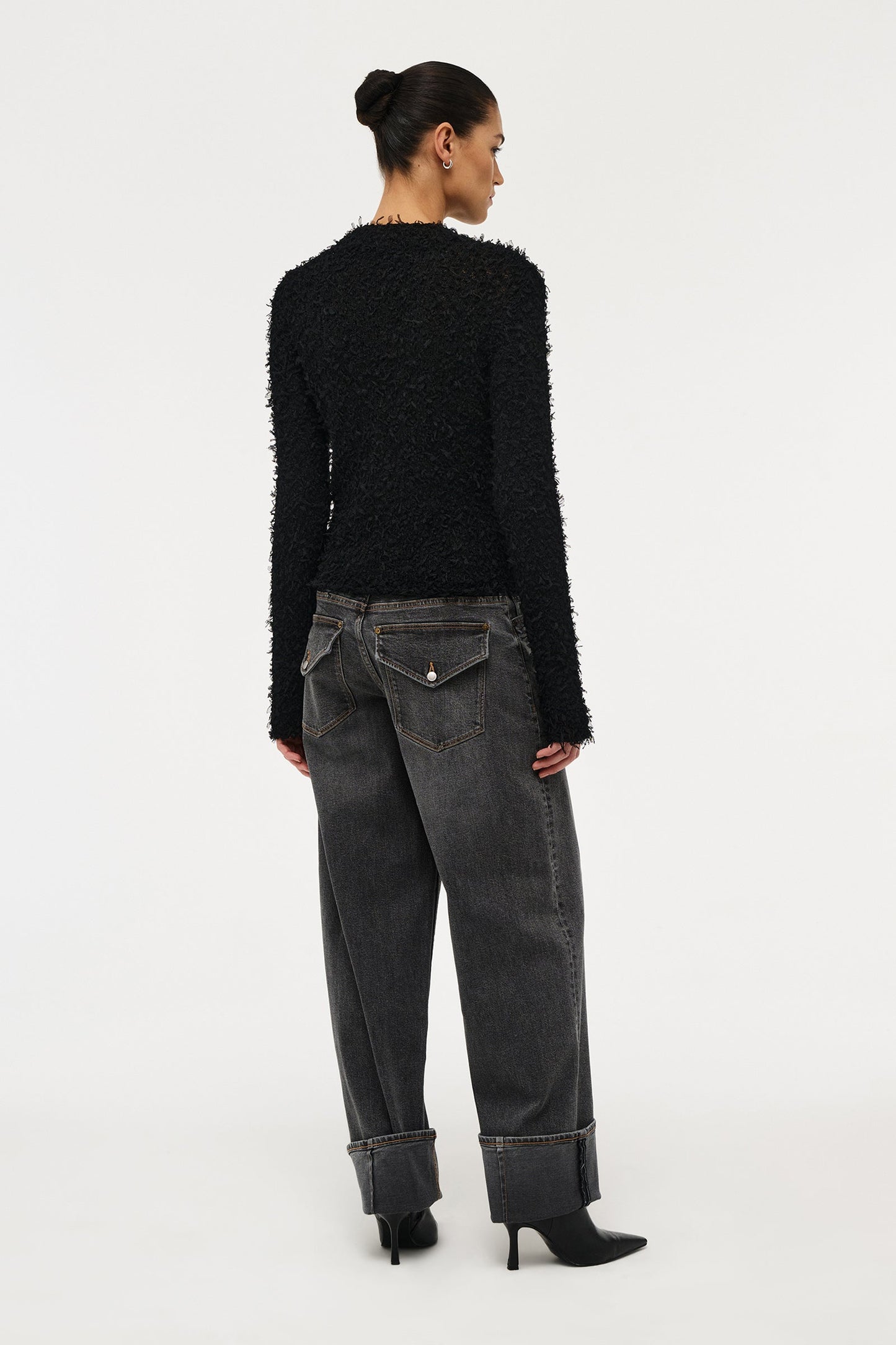 Fray Knit Crew