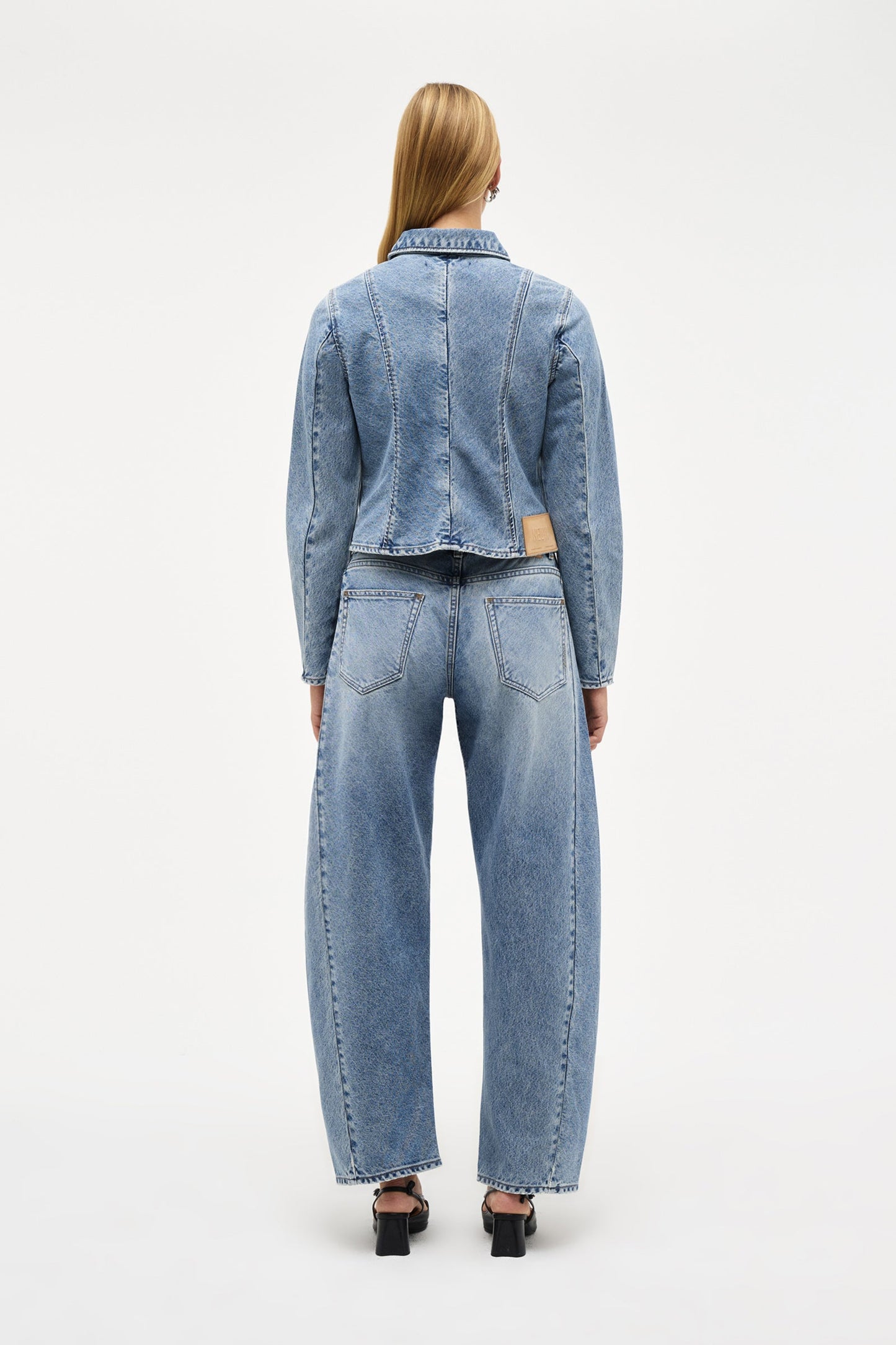 Bias Cut Denim Jacket