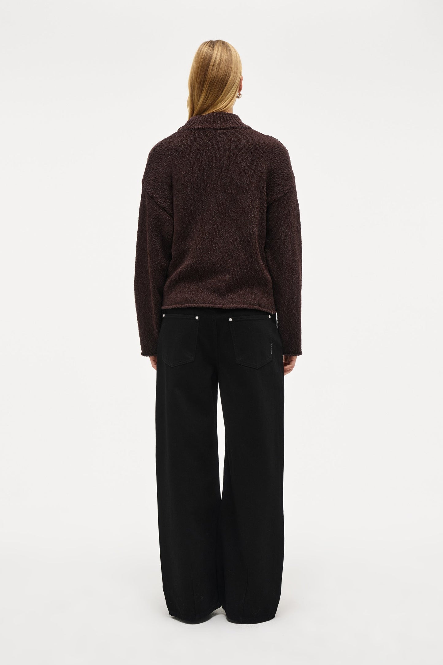 Cecil Knit Over Dyed - Chocolate