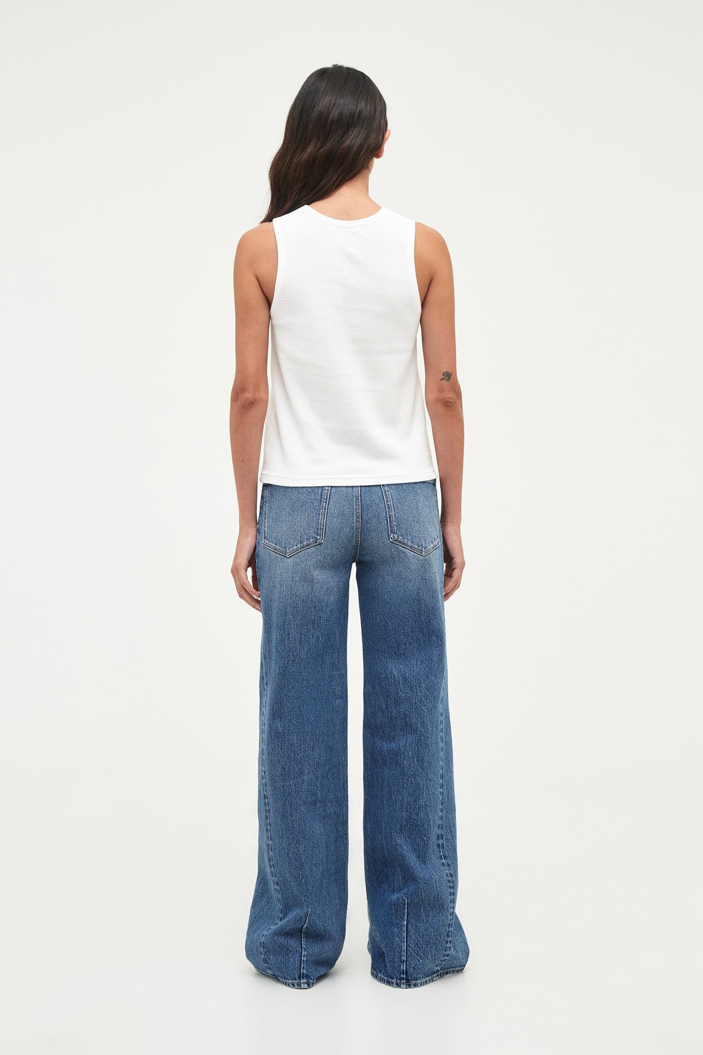 Worn Tank - White