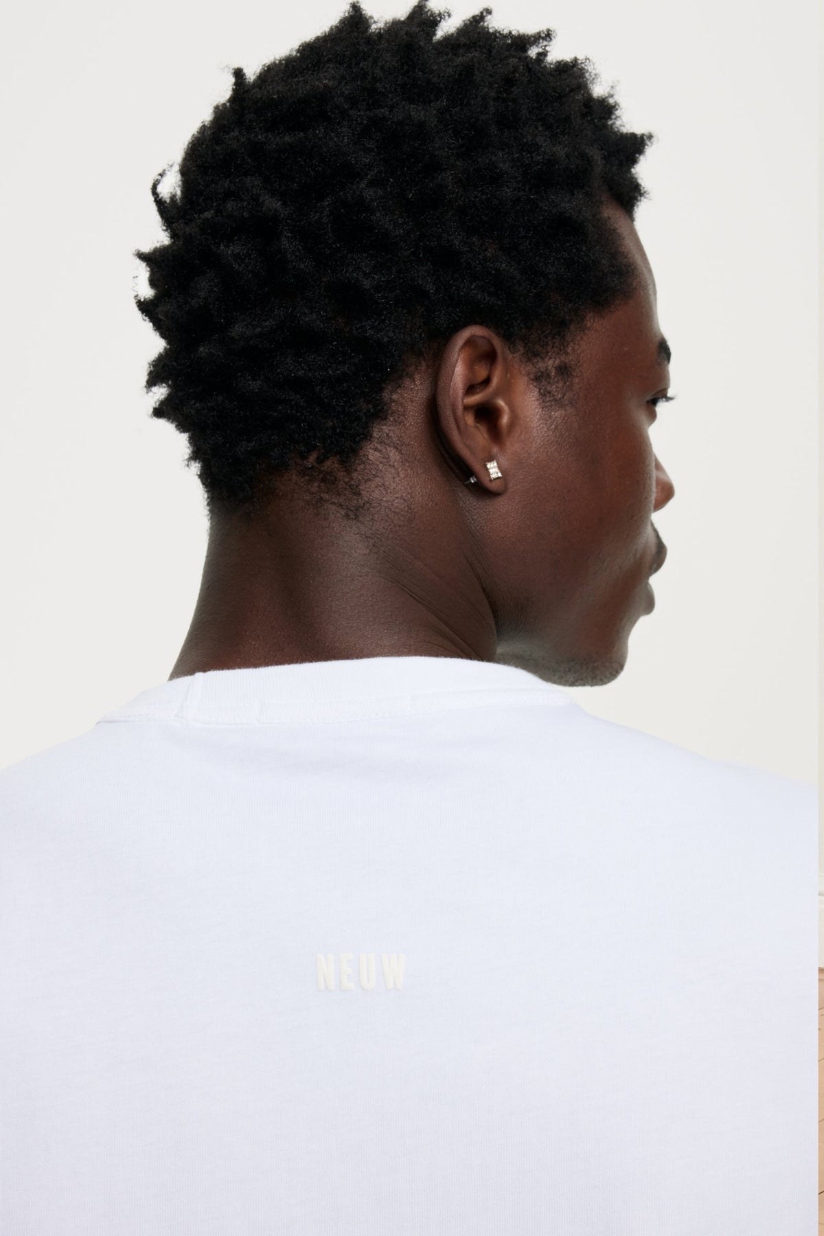 80S Organic Wordmark Tee - White