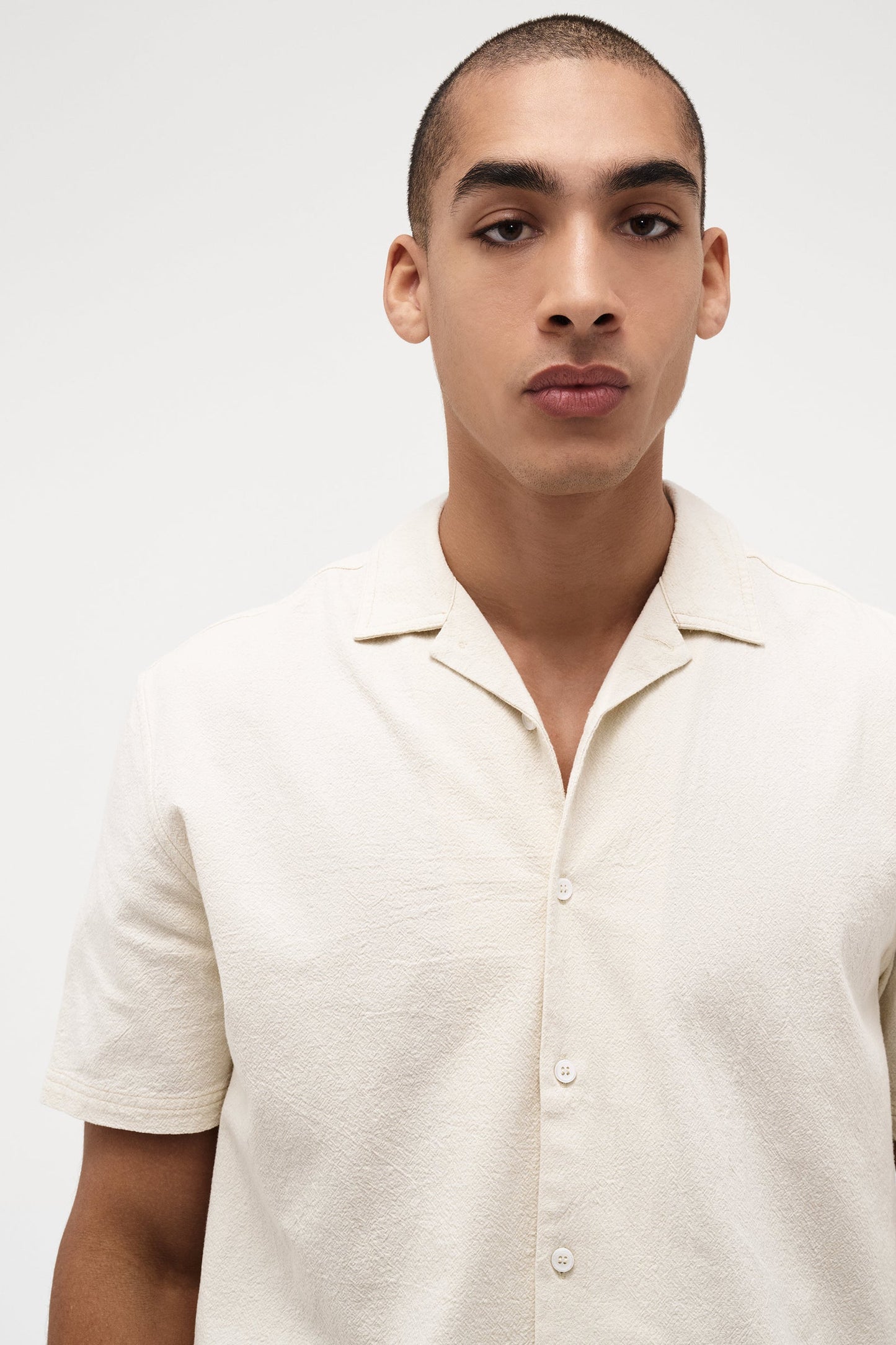 Cotton Crepe SS Shirt