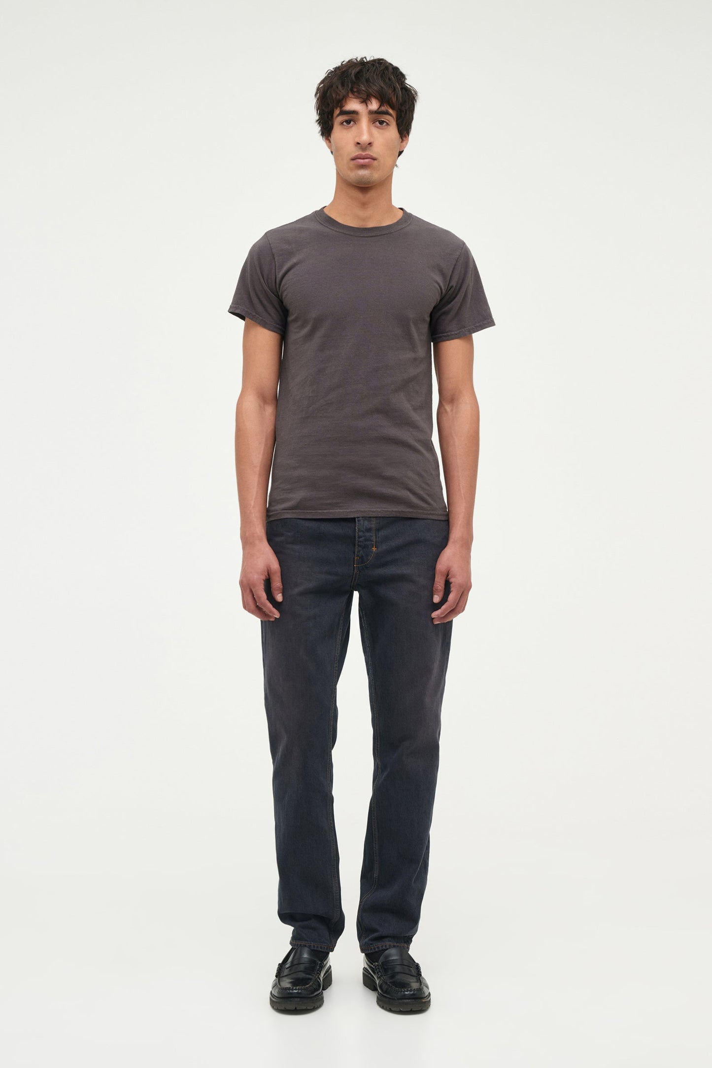 Over Dyed Circular Knit Tee - Shadow