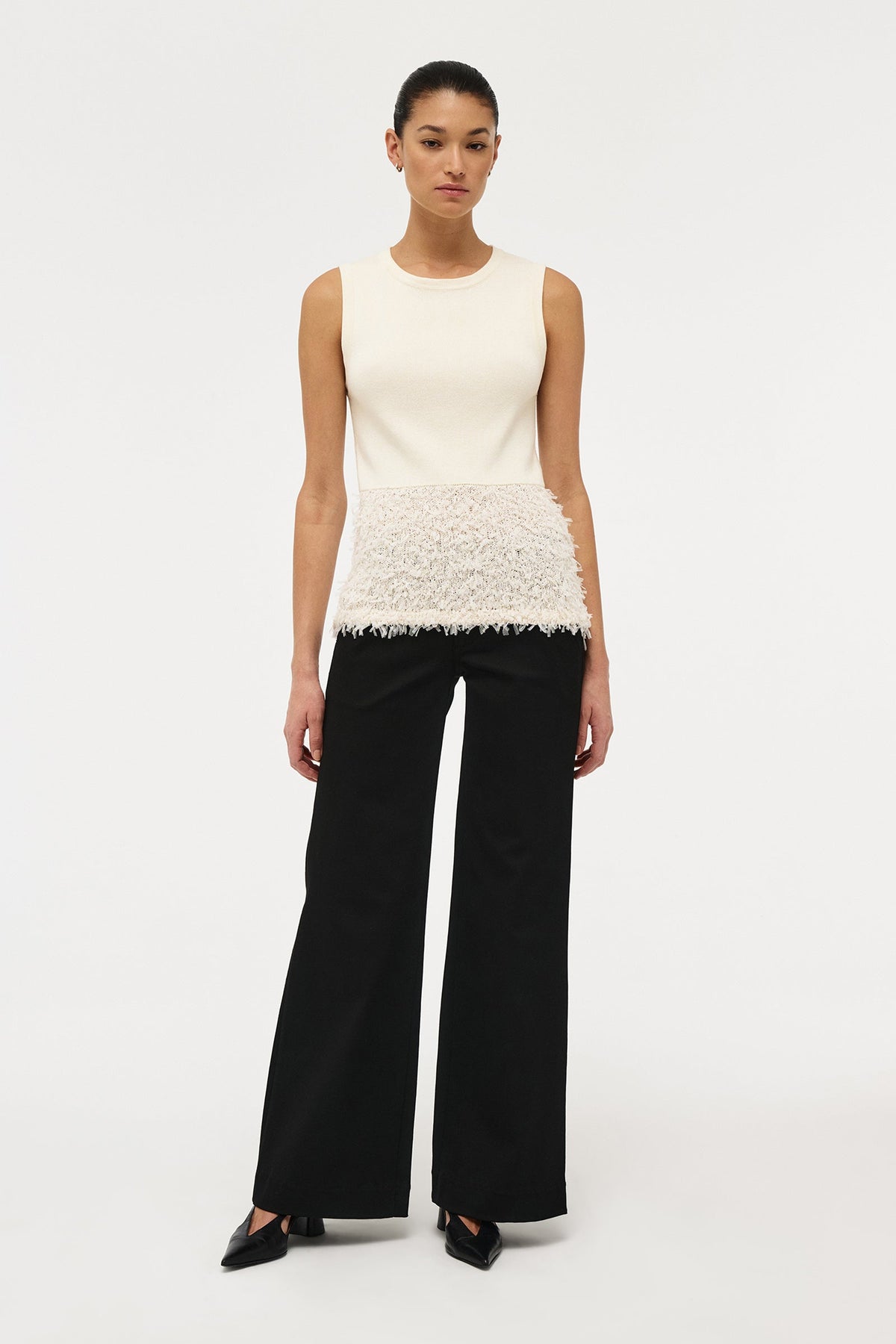 Fray Knit Top