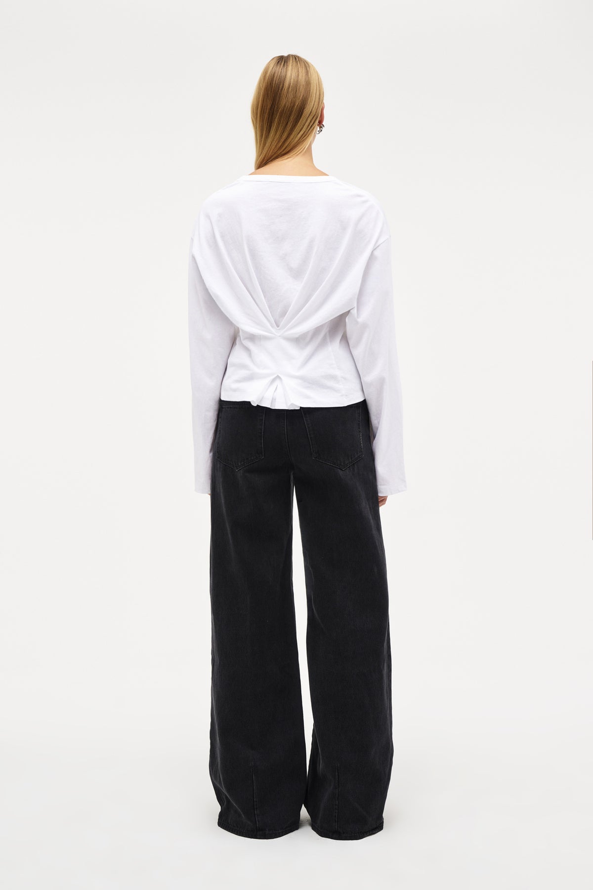 Bree Long Sleeve Top - White