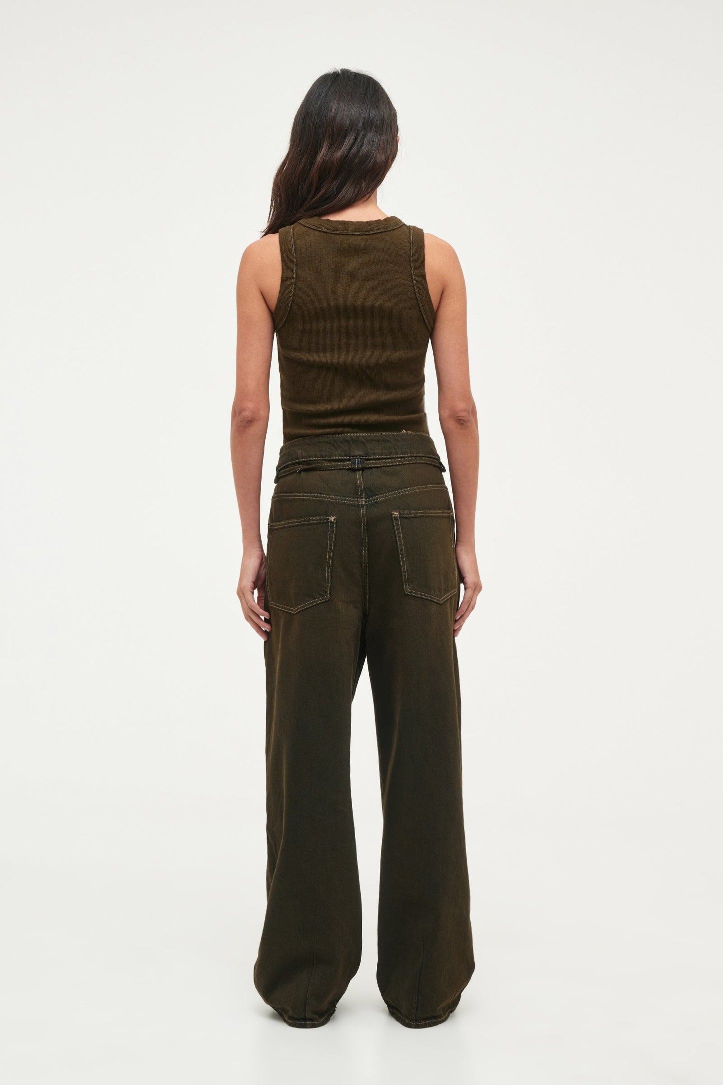 Yoko Baggy Over Dyed - Worn Military