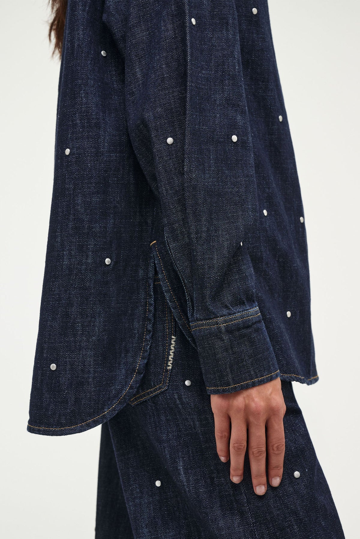 Rivet Shirt - Rinse Indigo