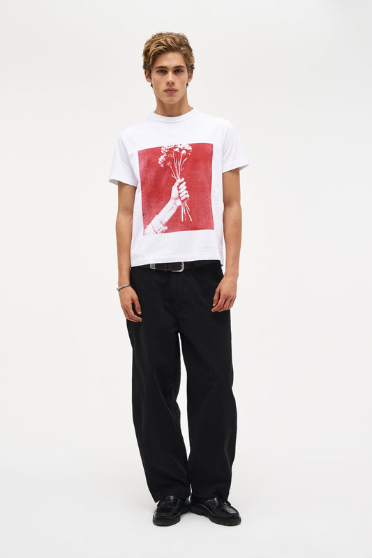 U-NC Blume Tee - White