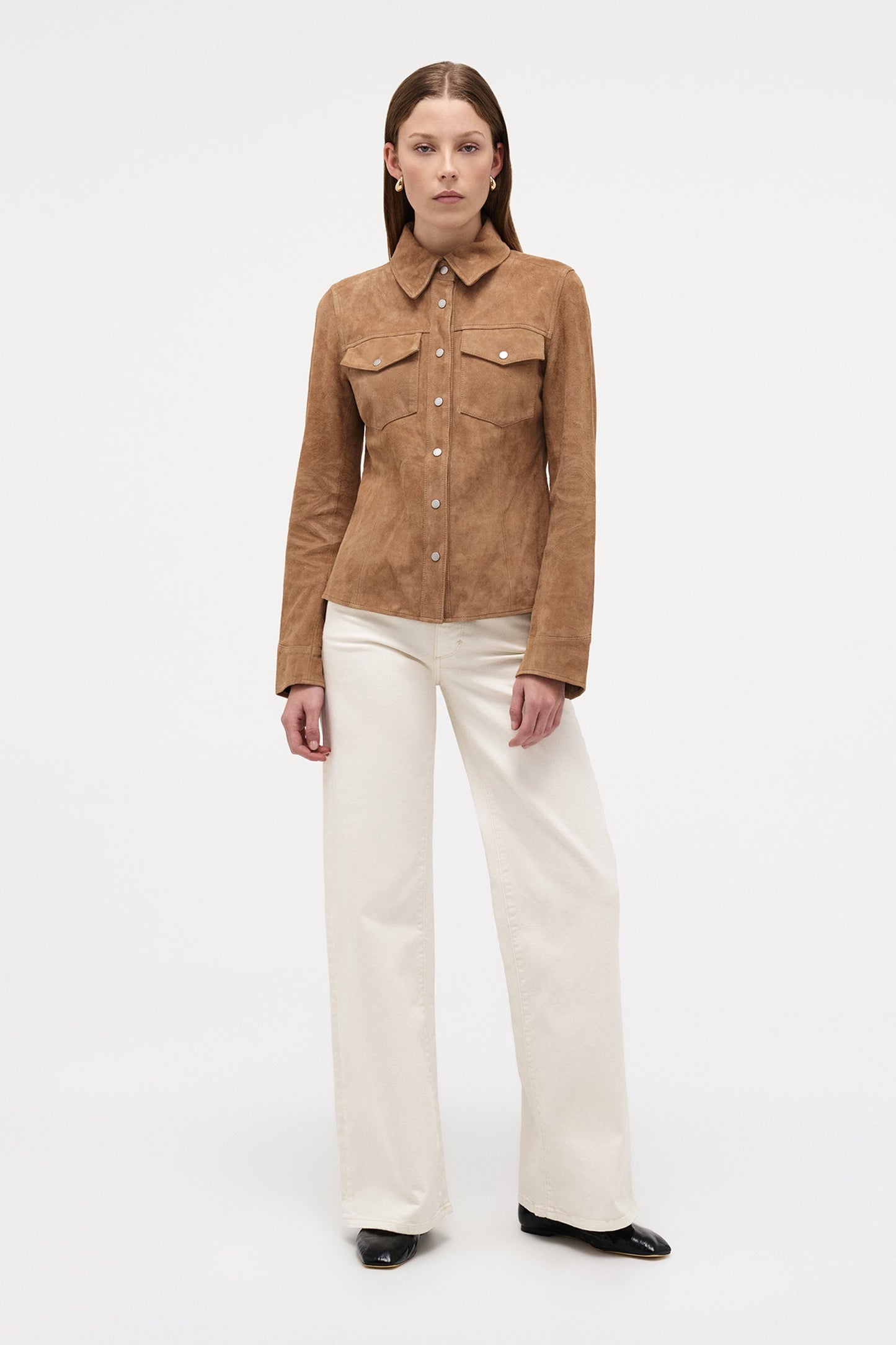 Suede Over Shirt