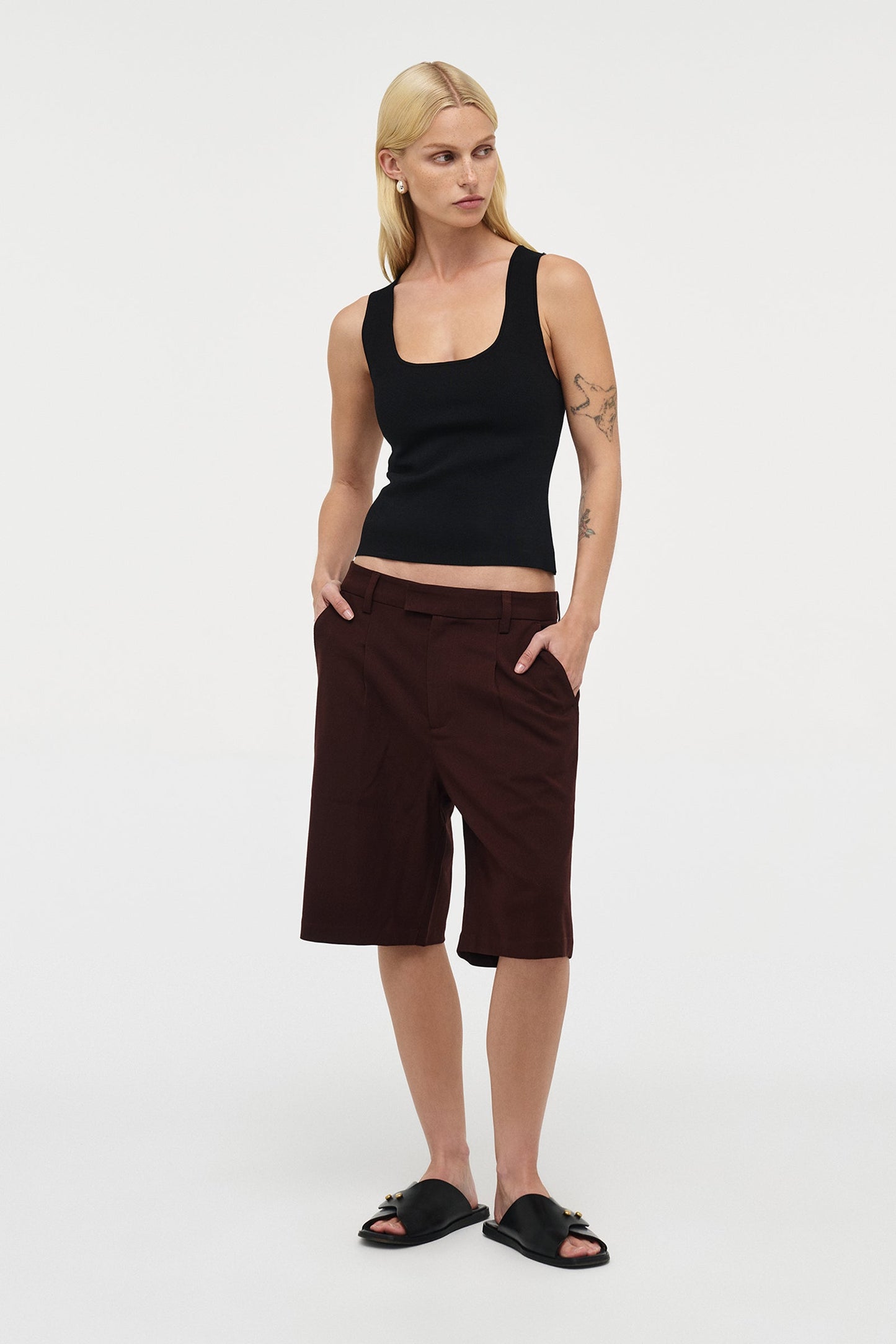 Suki Knit Tank - Black