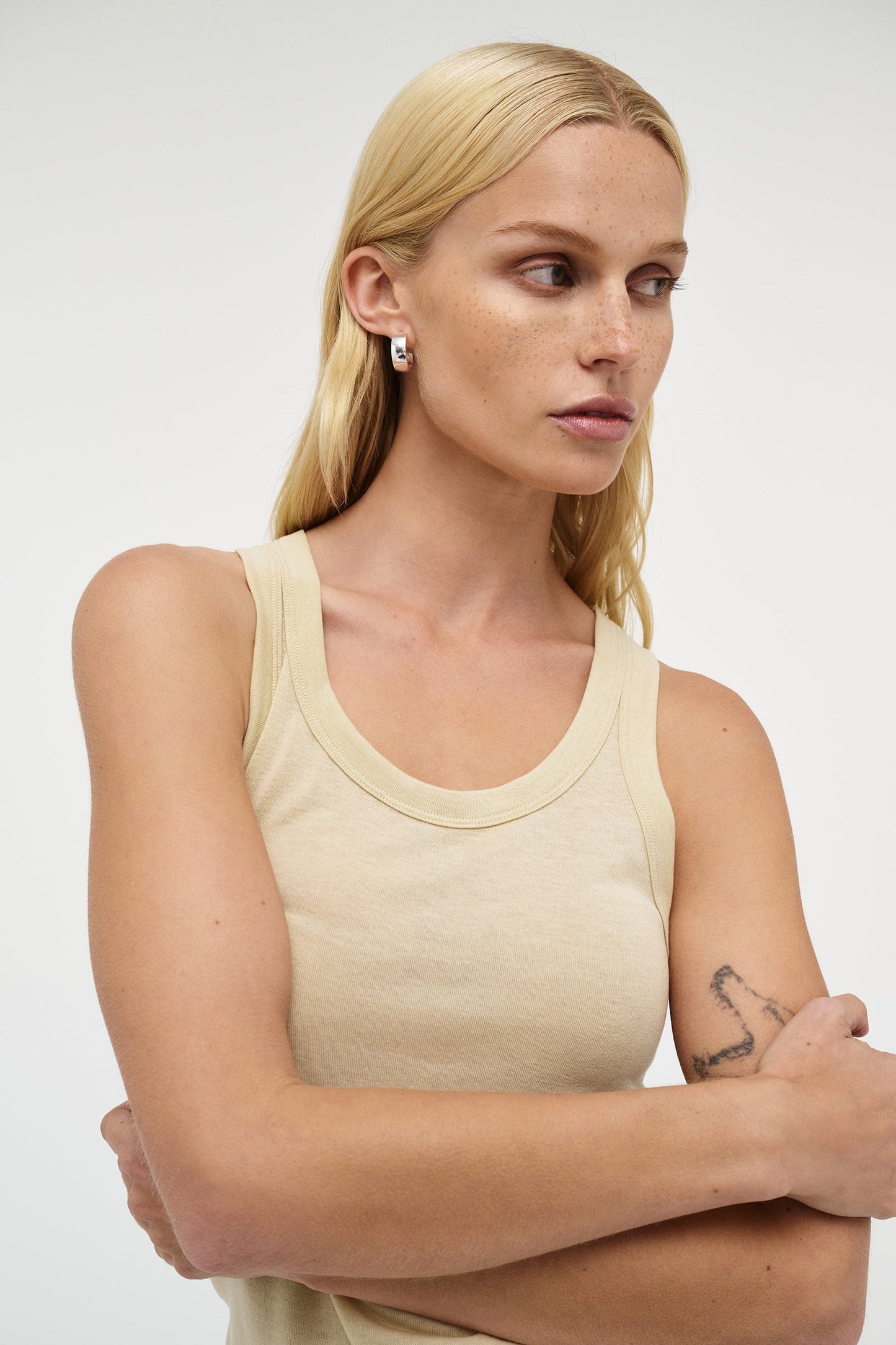 Twist Tank - Cream