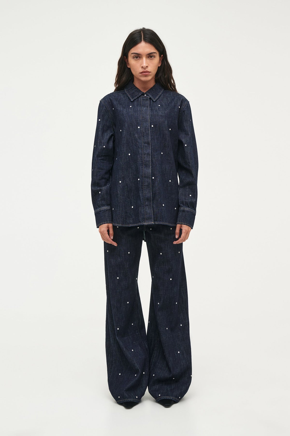 Rivet Shirt - Rinse Indigo