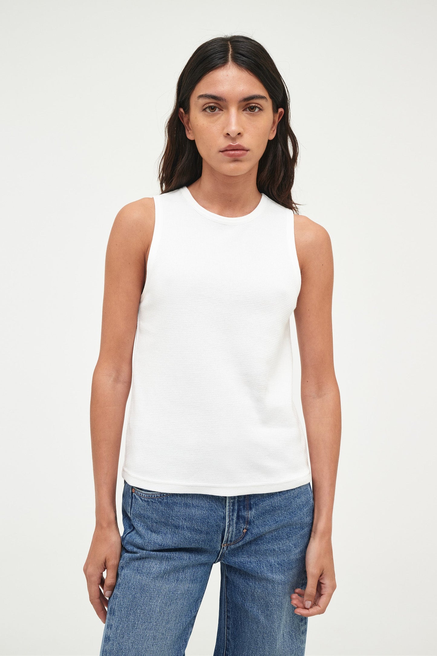 Worn Tank - White