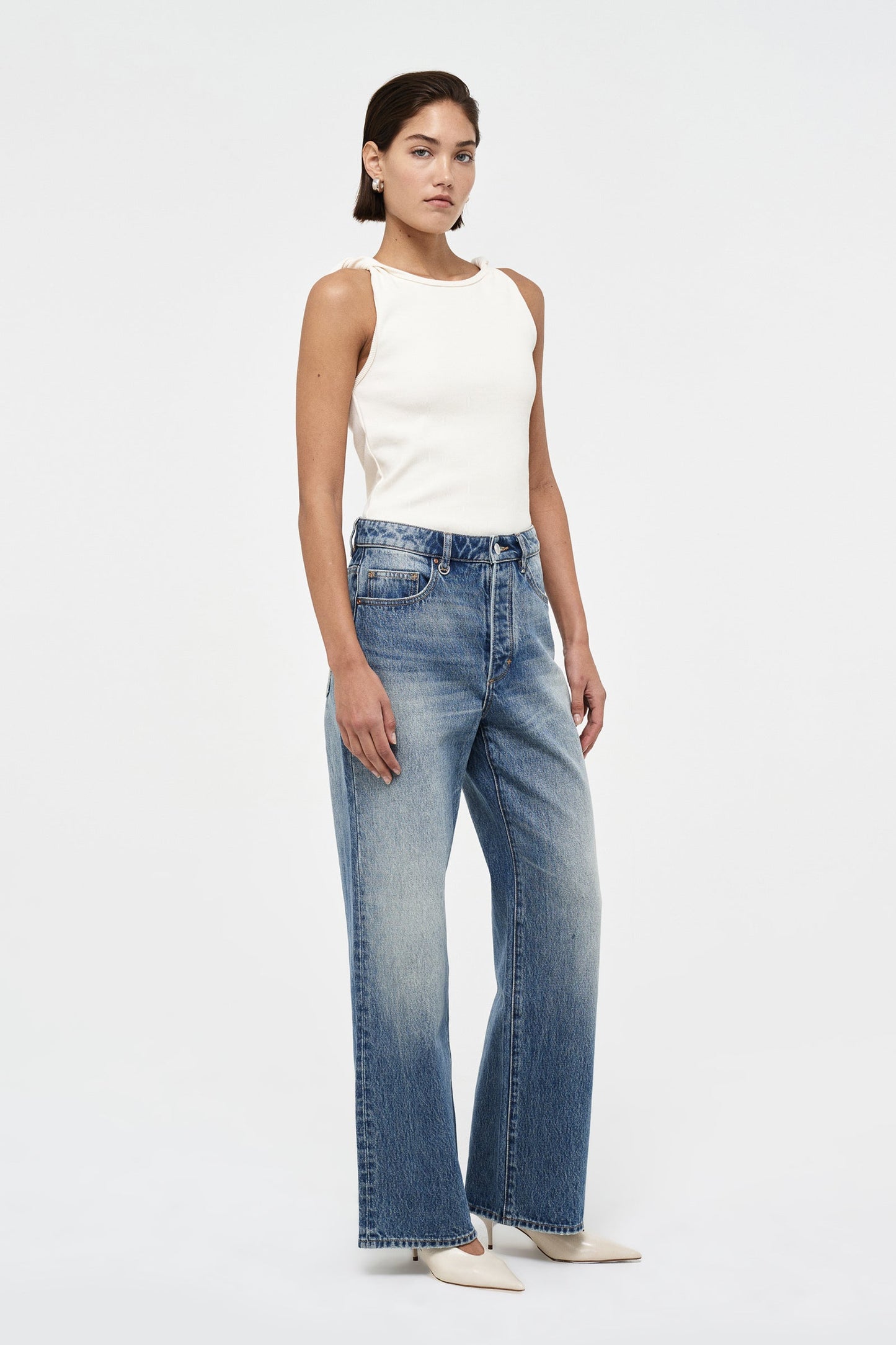 Jonesy Twist Top - Coconut