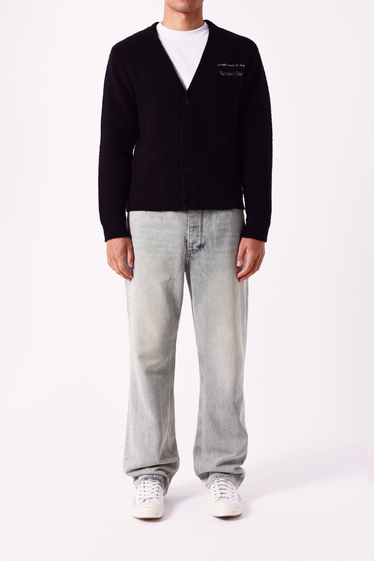Dalí 'Persistence Of Memory' Cardigan - Black