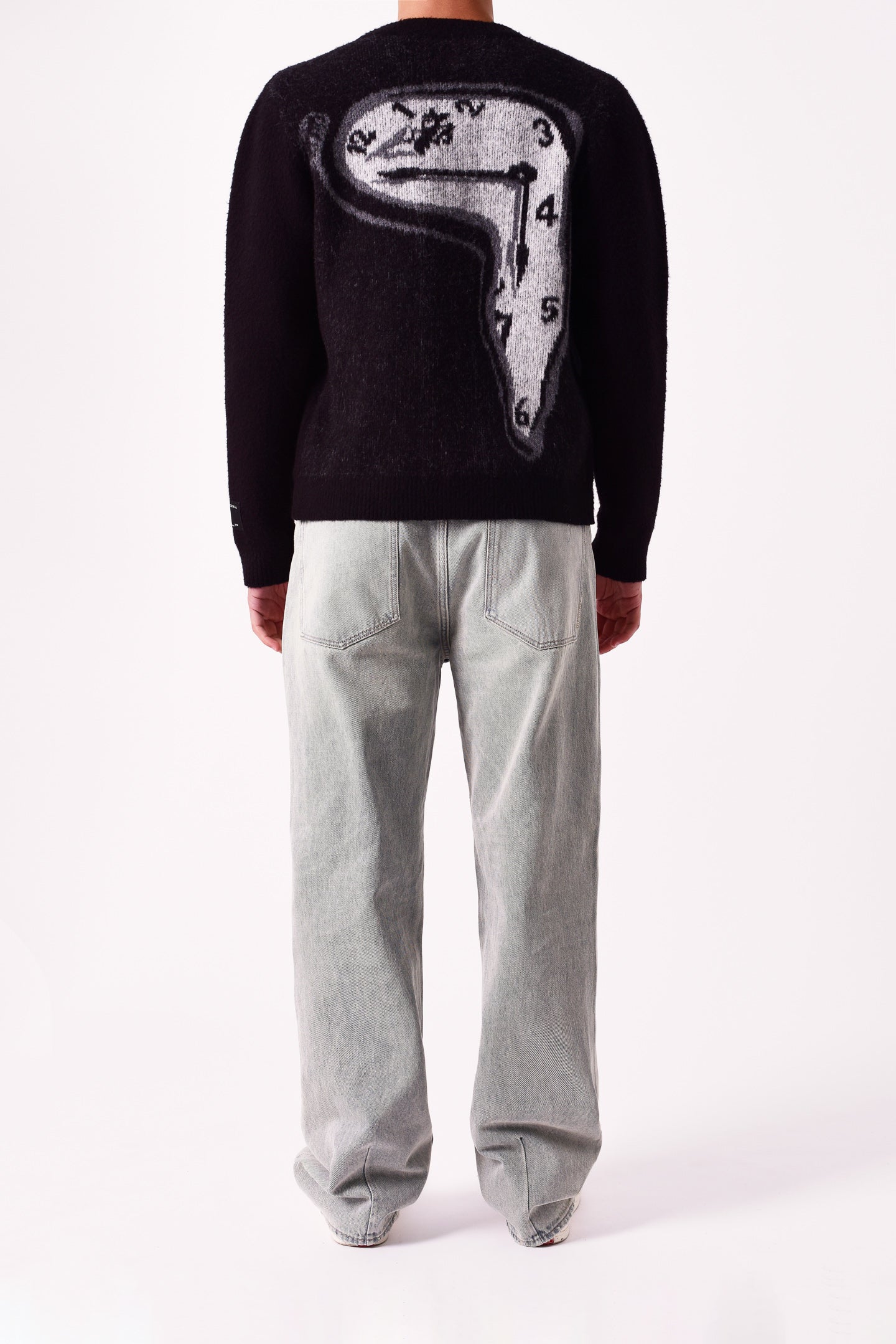 Dalí 'Persistence Of Memory' Cardigan - Black