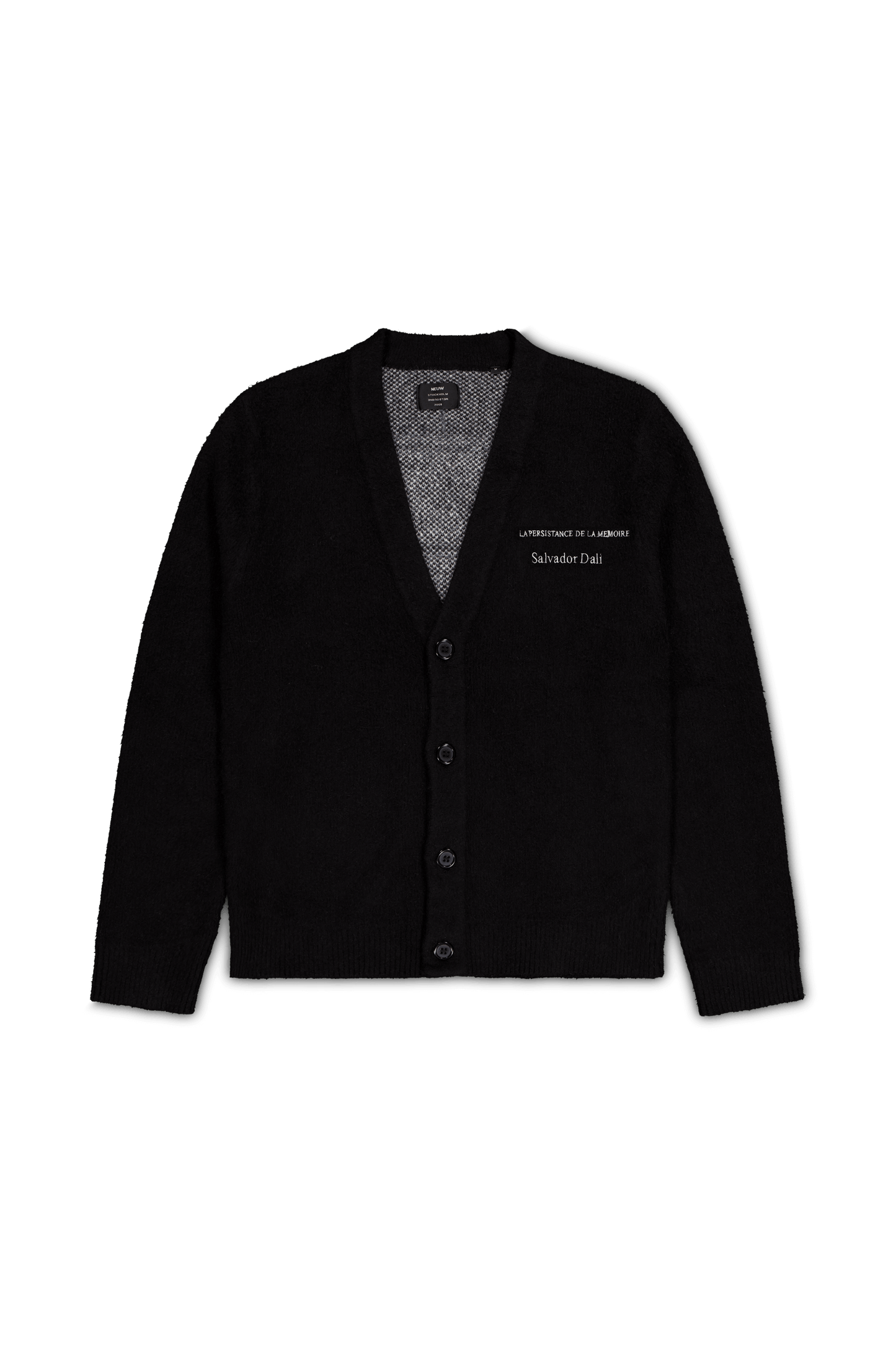 Dalí 'Persistence Of Memory' Cardigan - Black