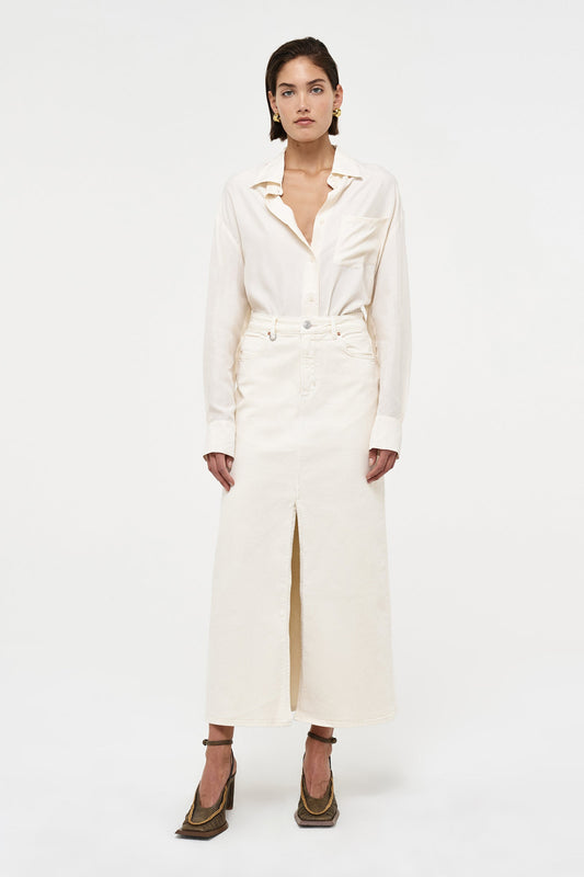 Darcy Maxi Skirt - Light Cream