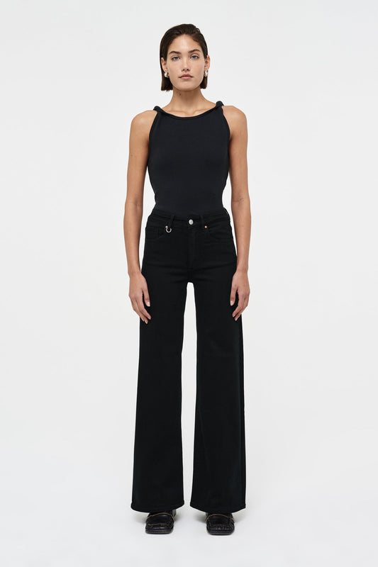 Jonesy Twist Top - Black