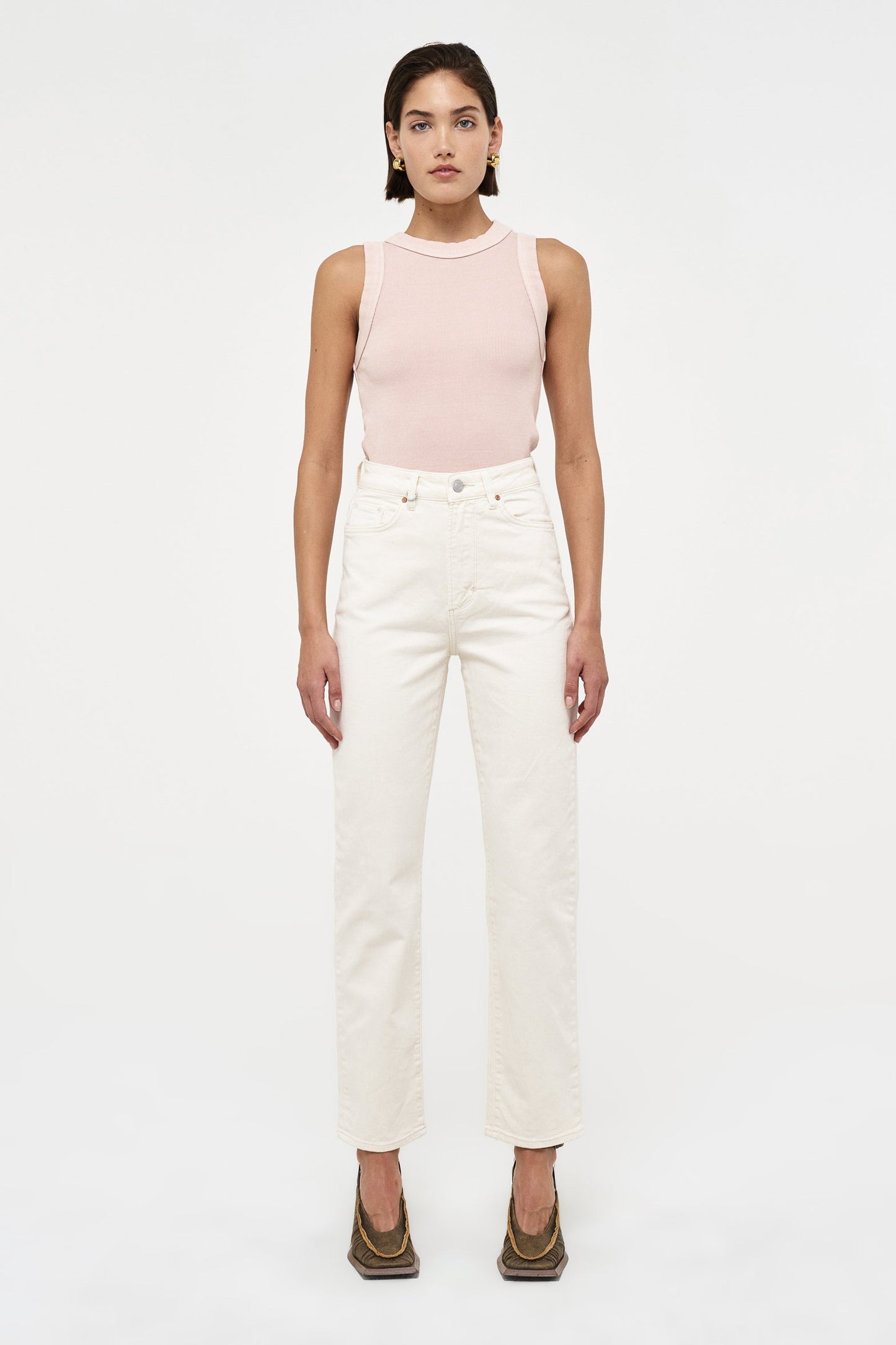 Jonesy Singlet - Peony