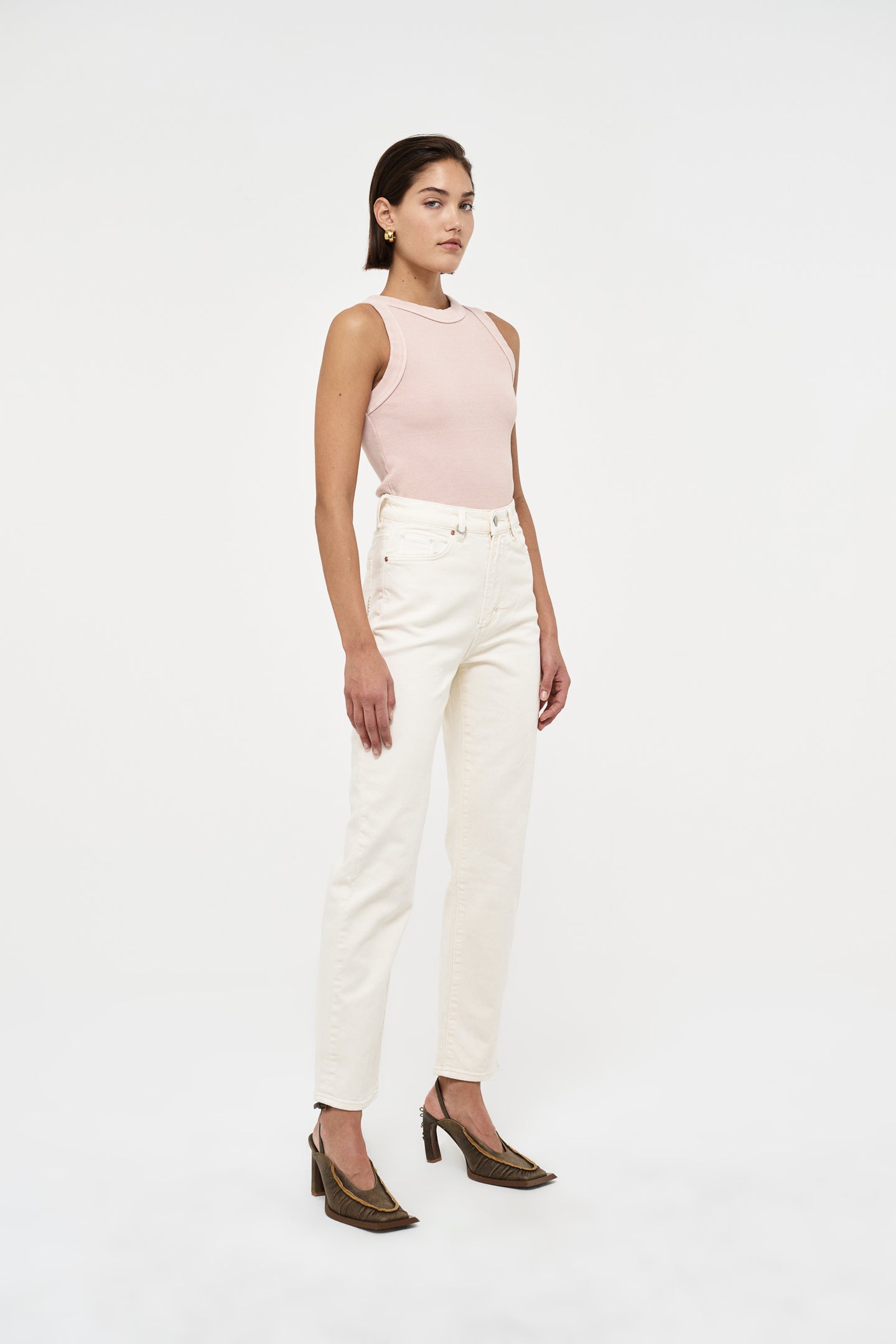 Jonesy Singlet - Peony
