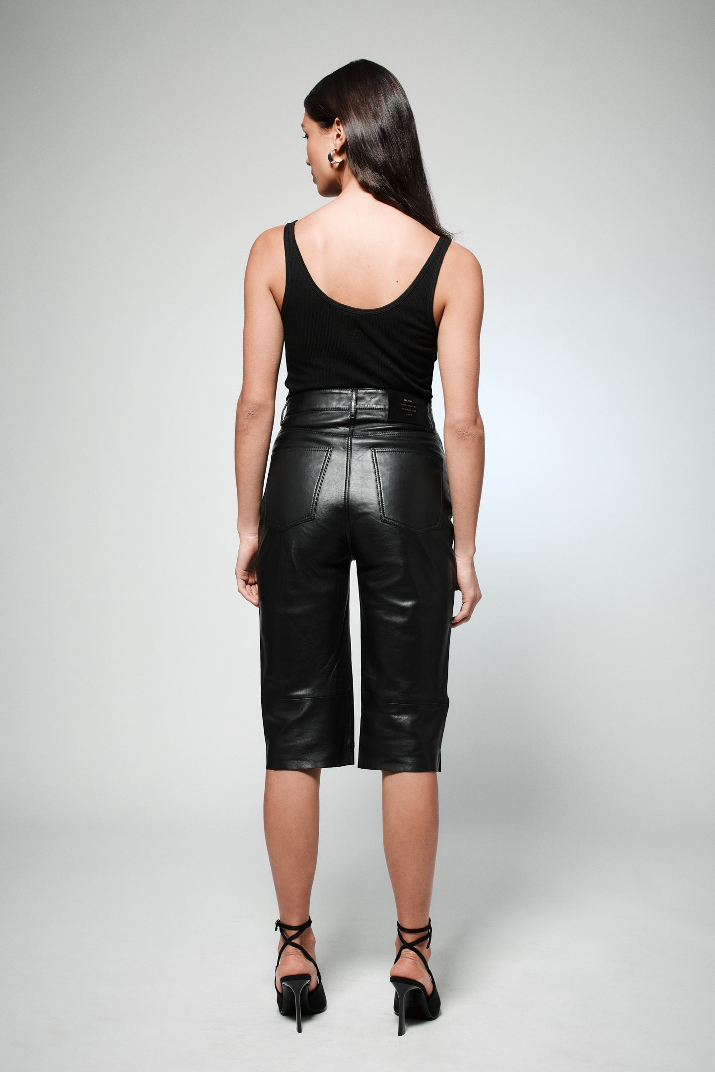 Leather Capri