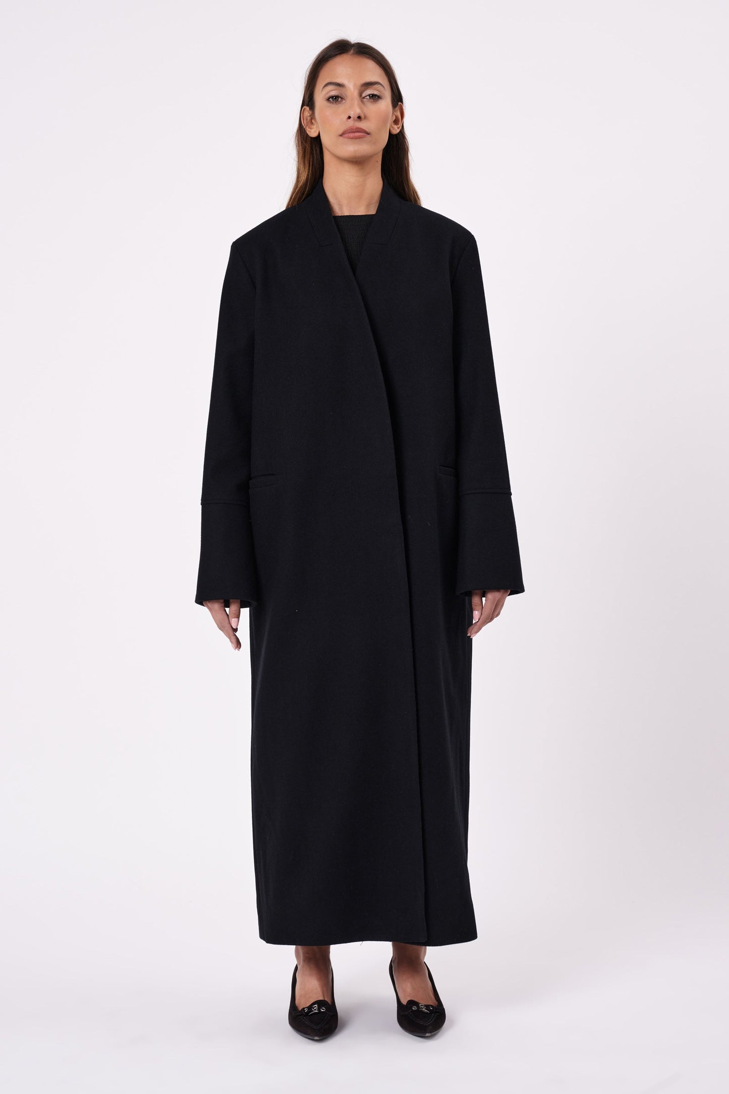 Cohen Wool Coat - Black