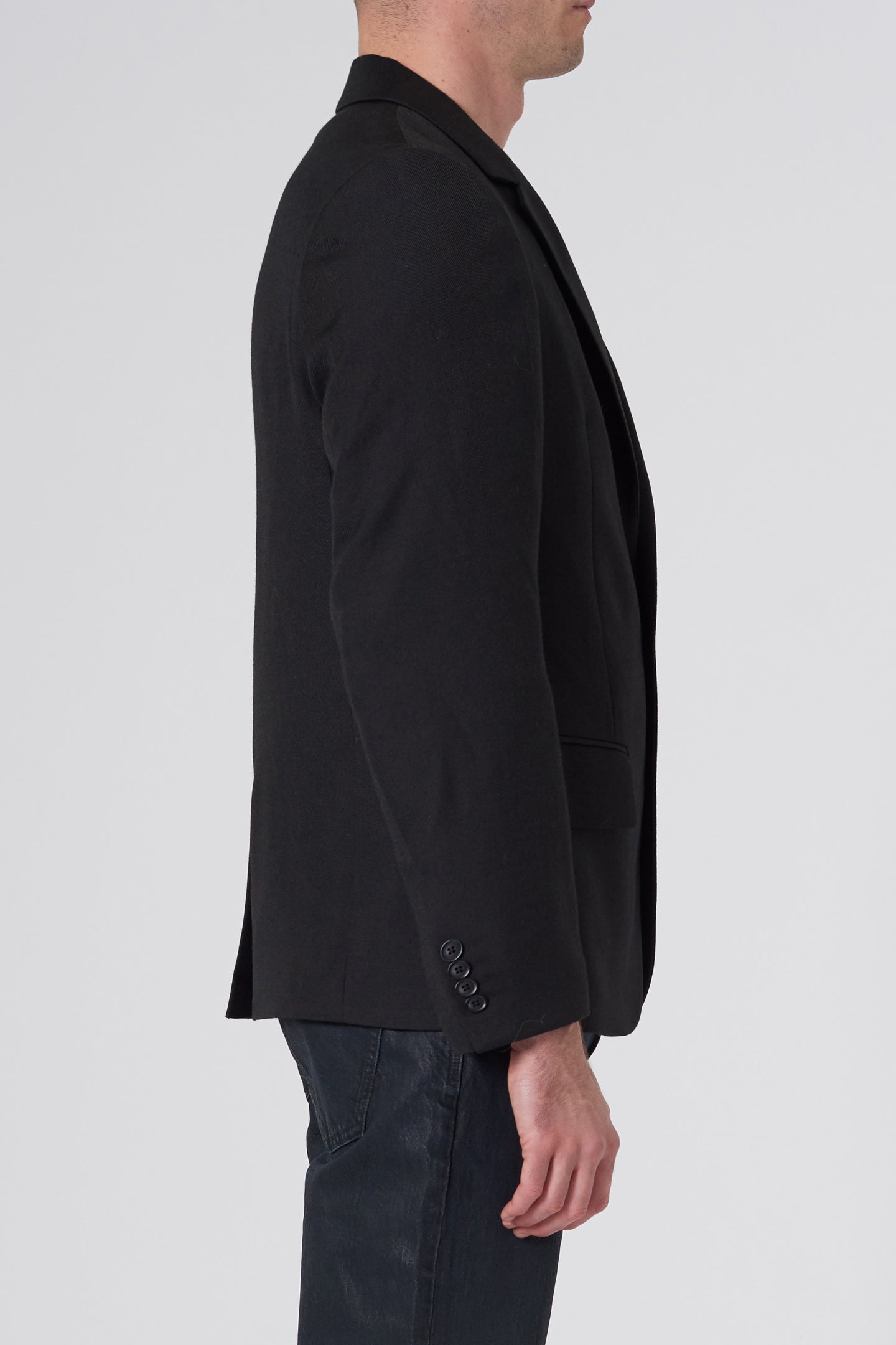 Neuw Tailored Jacket Wool - Black