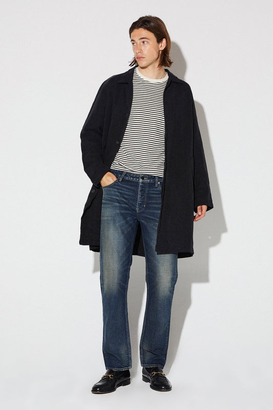 Turner Coat Linen Blend - Black