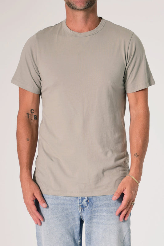 Layer Tee - Cement Neuw relaxed darkgrey mens-t-shirt 