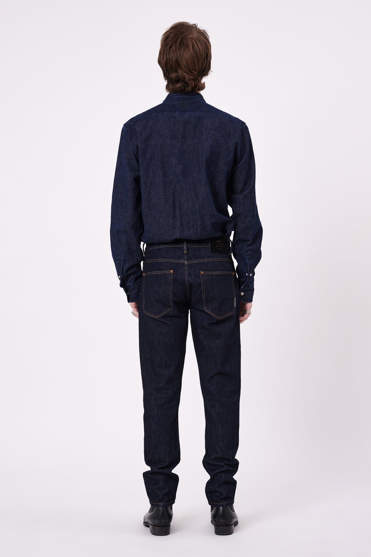 Cave Ls Shirt Denim - Indigo