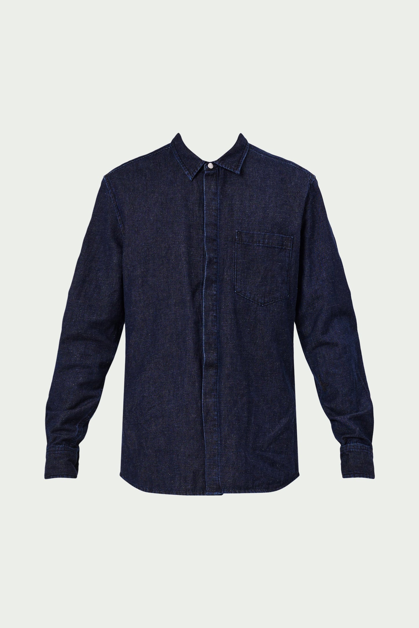 Cave Ls Shirt Denim - Indigo
