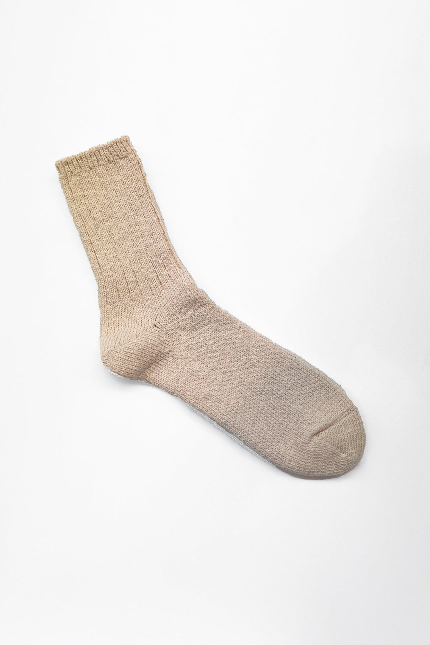 AMU Slub Sock - Ecru