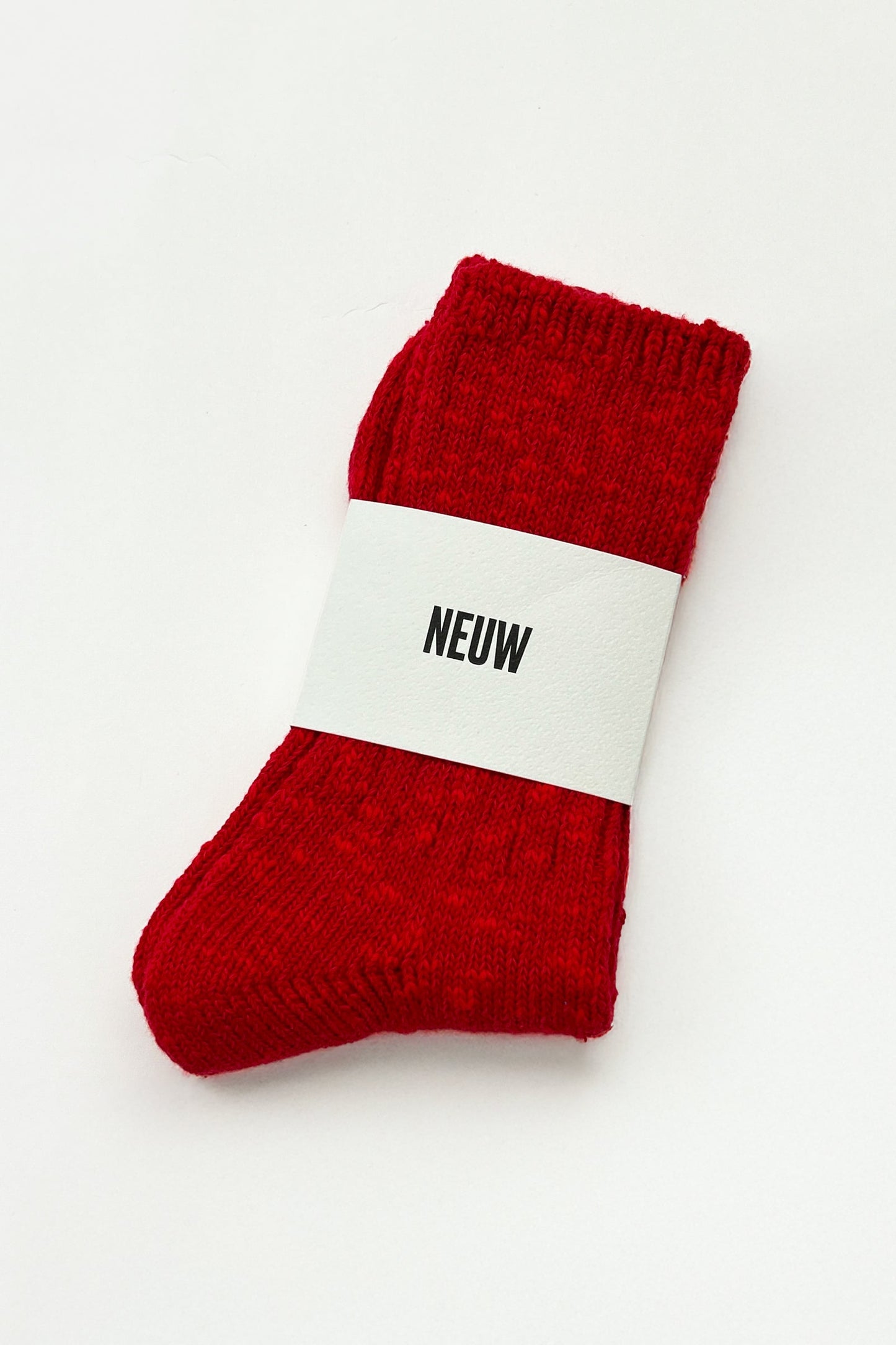 AMU Slub Sock - Vermillion