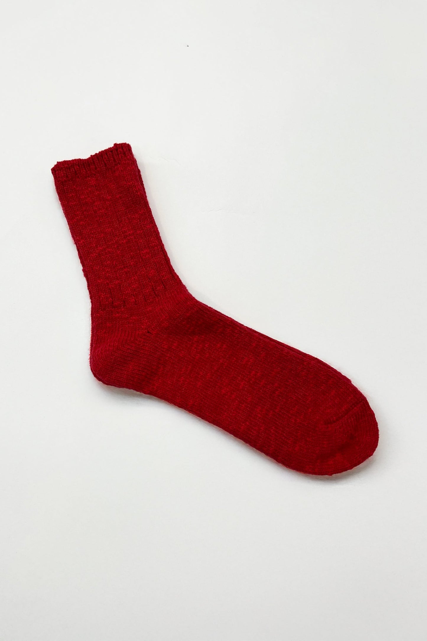 AMU Slub Sock - Vermillion