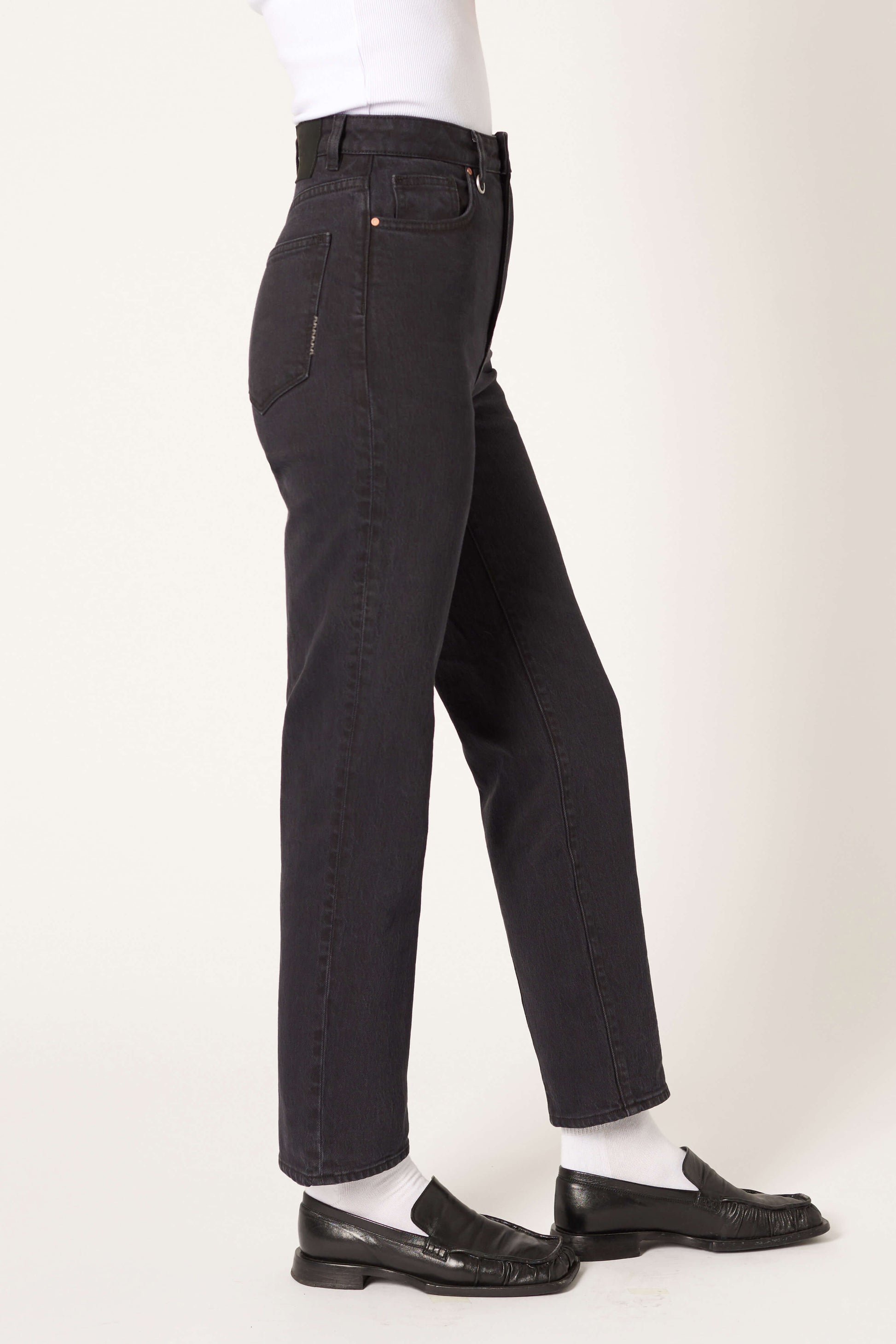 Nico Straight - Blackout Neuw dark black womens-jeans 