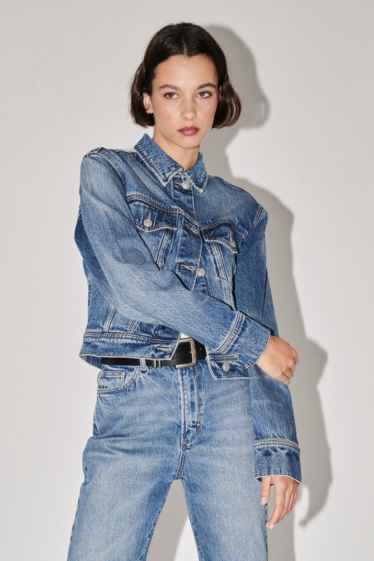 Classic Denim Jacket - Mid Vintage Indigo
