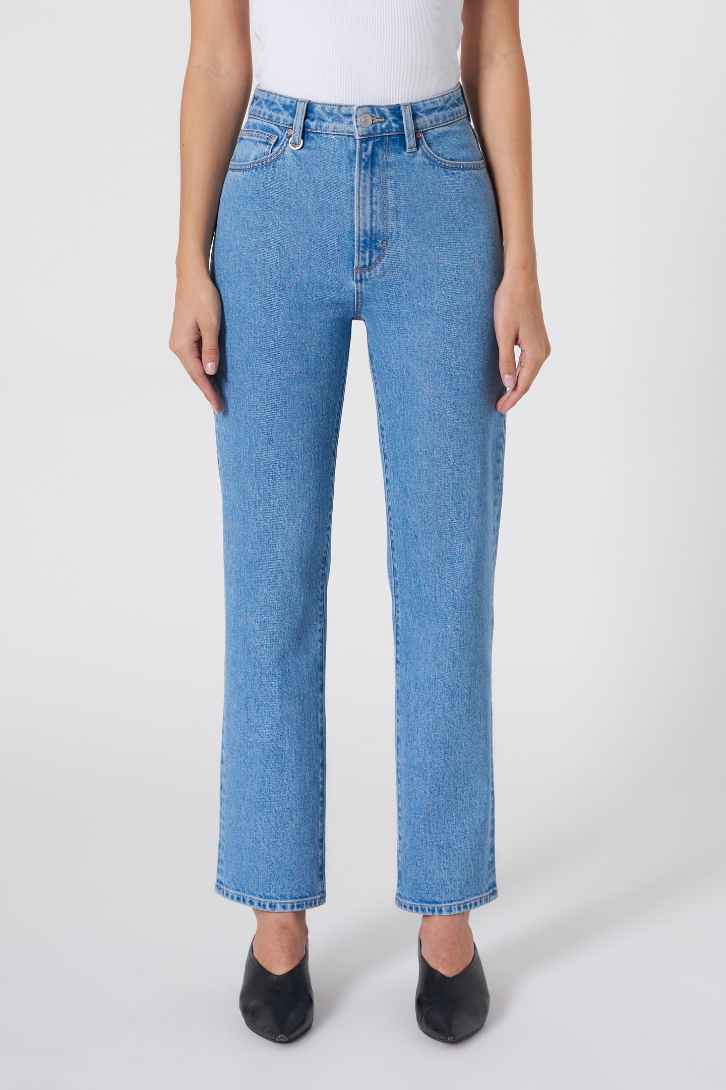 Nico Straight - Ophelia Neuw mid darkblue womens-jeans 