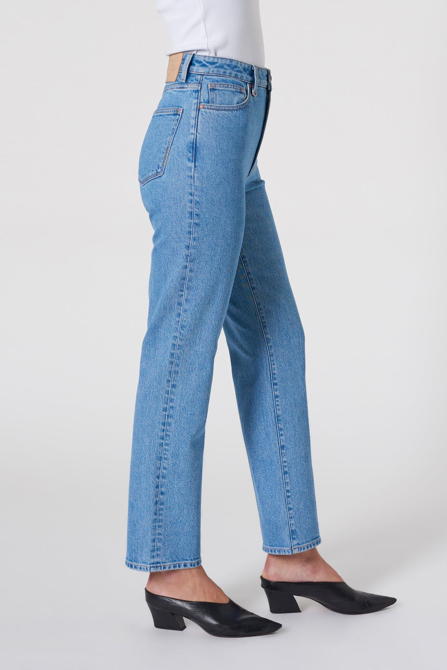 Nico Straight - Ophelia Neuw mid darkblue womens-jeans 