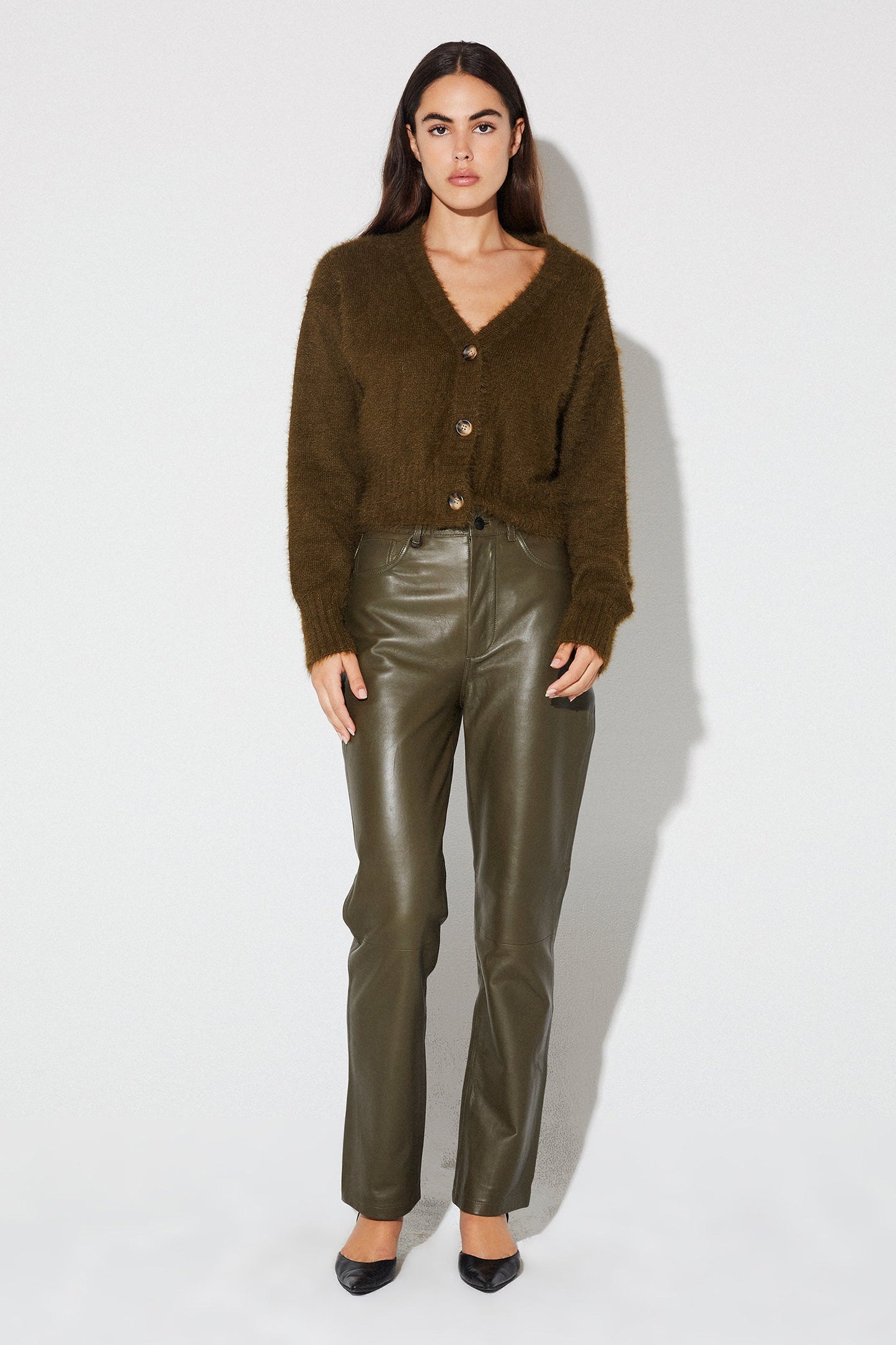 Nico Straight - Kelp Leather