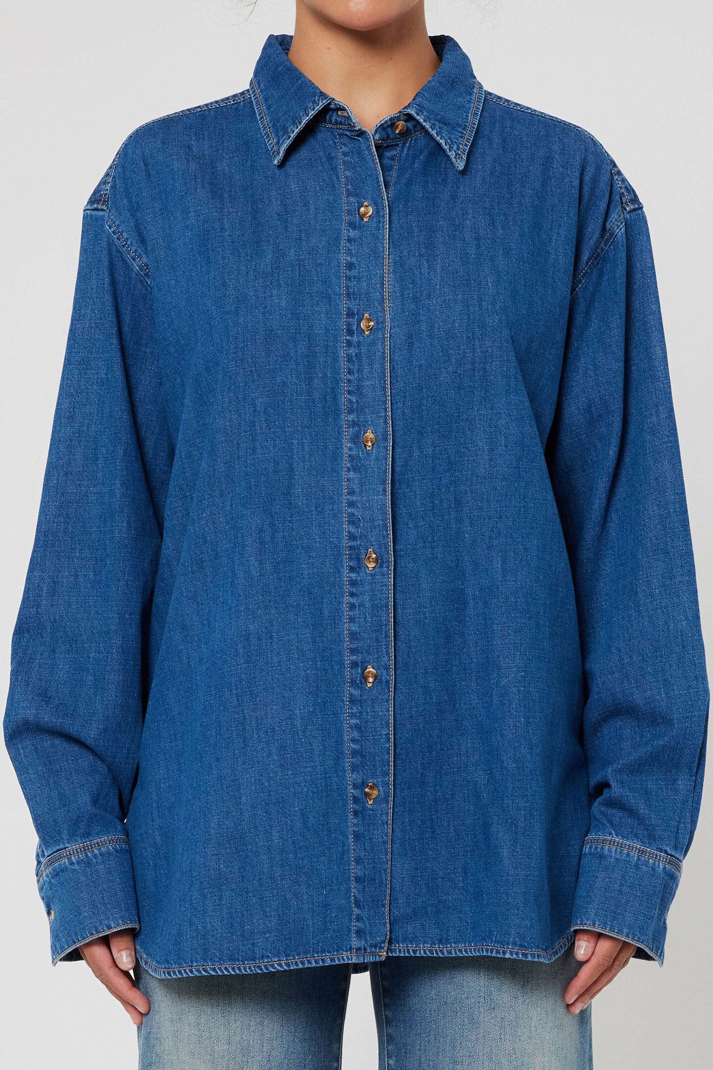 Marais Denim Shirt - Royal Indigo