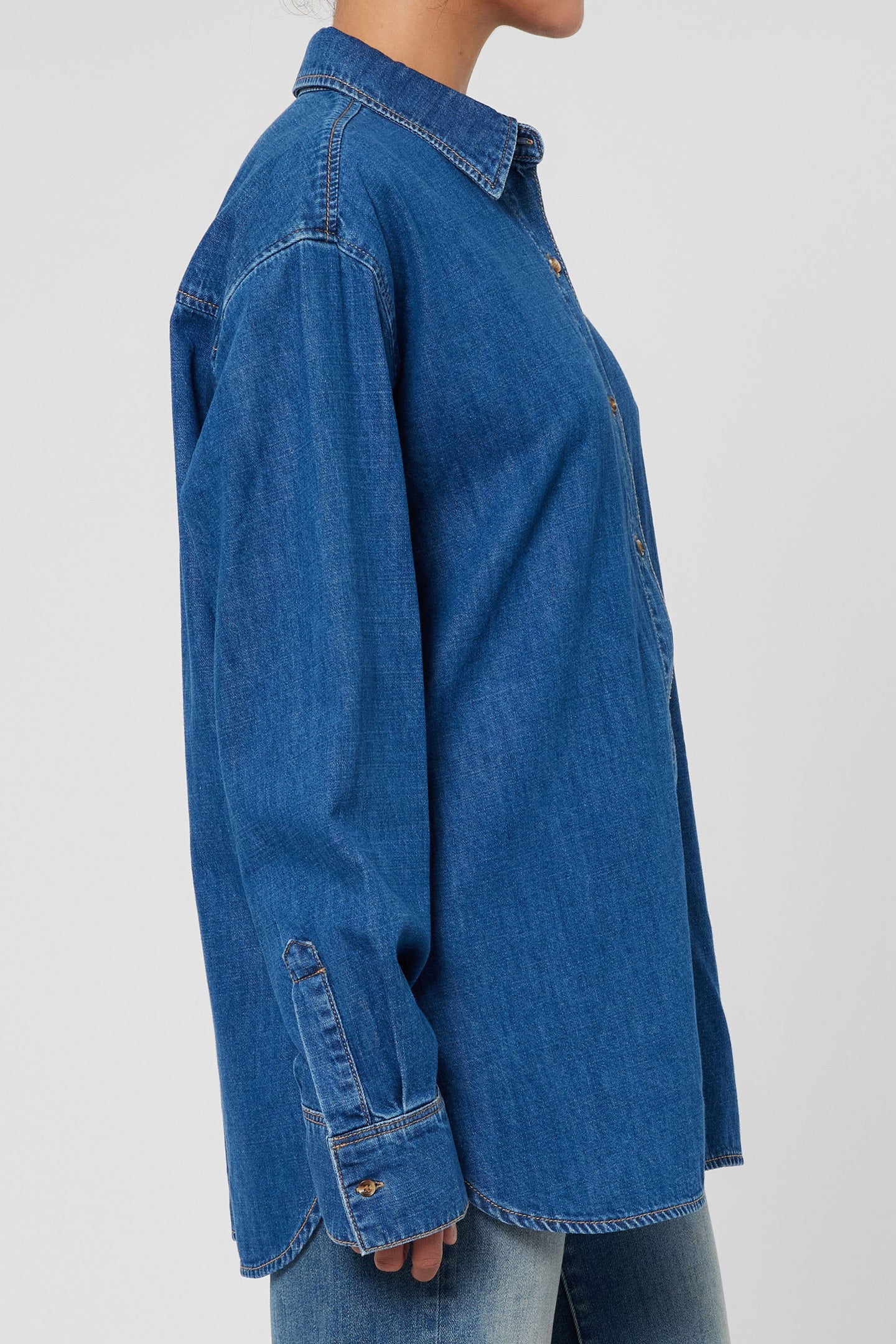 Marais Denim Shirt - Royal Indigo